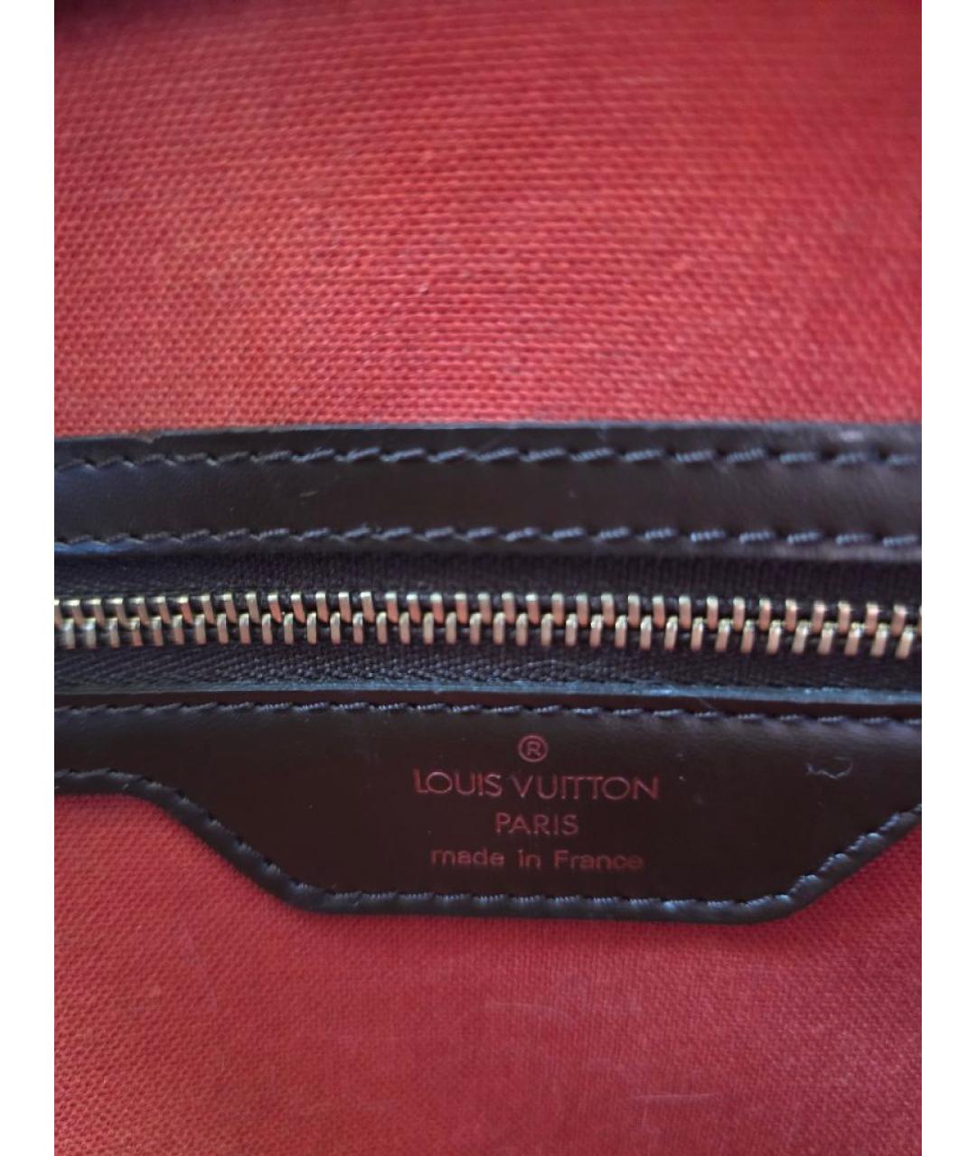 LOUIS VUITTON Коричневая дорожная/спортивная сумка из искусственной кожи, фото 5