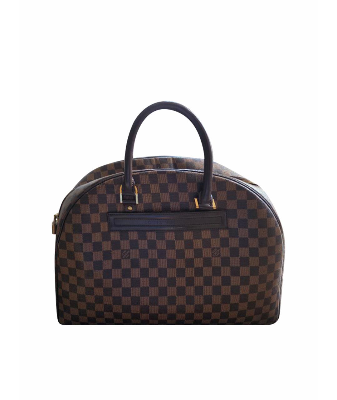 LOUIS VUITTON Коричневая дорожная/спортивная сумка из искусственной кожи, фото 1