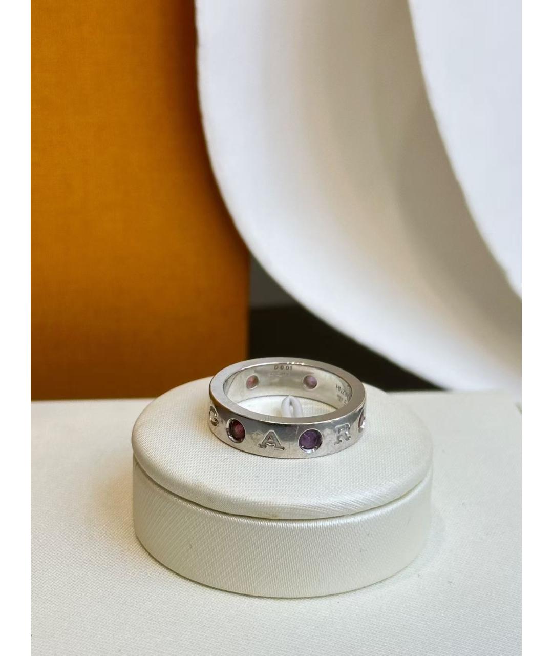 BVLGARI Серебряное кольцо из белого золота, фото 5