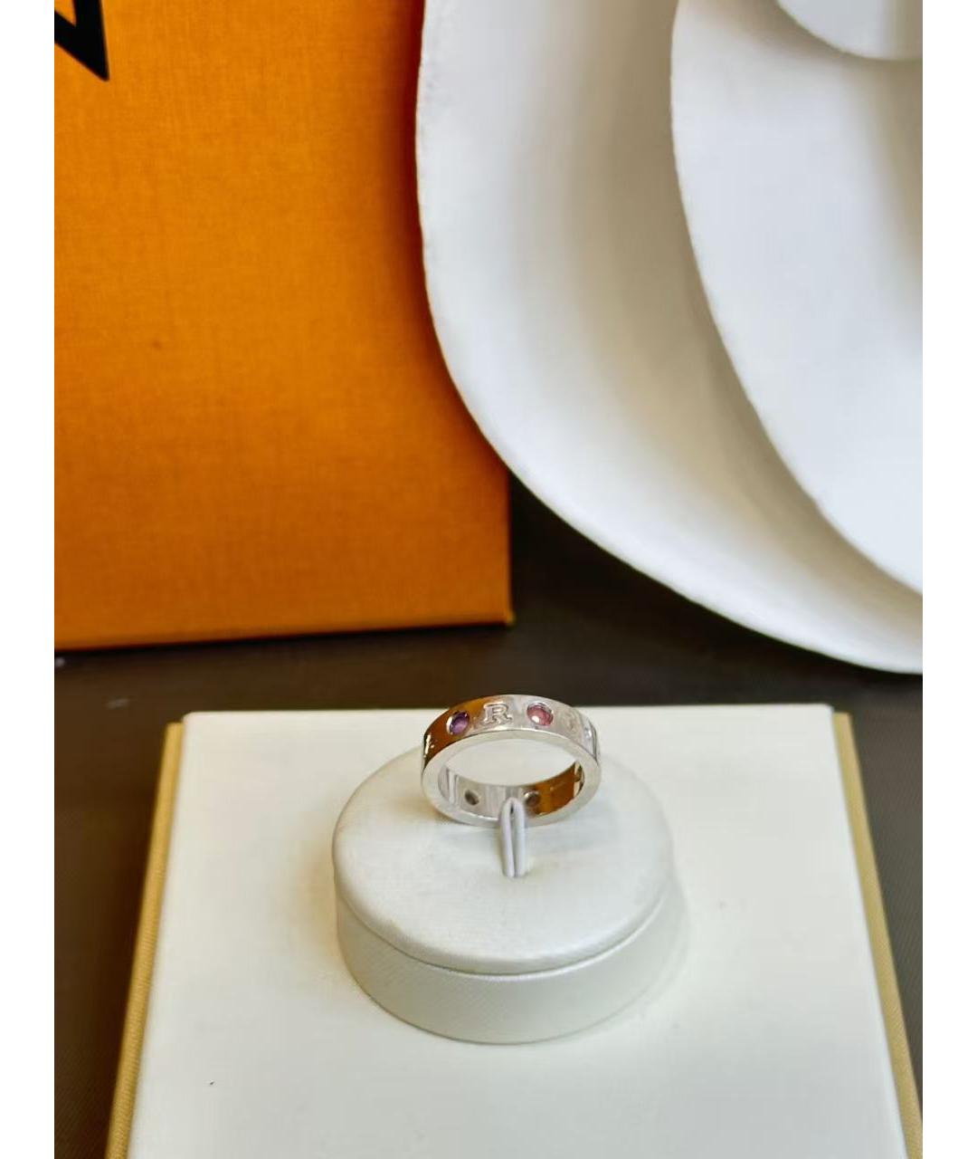 BVLGARI Серебряное кольцо из белого золота, фото 4