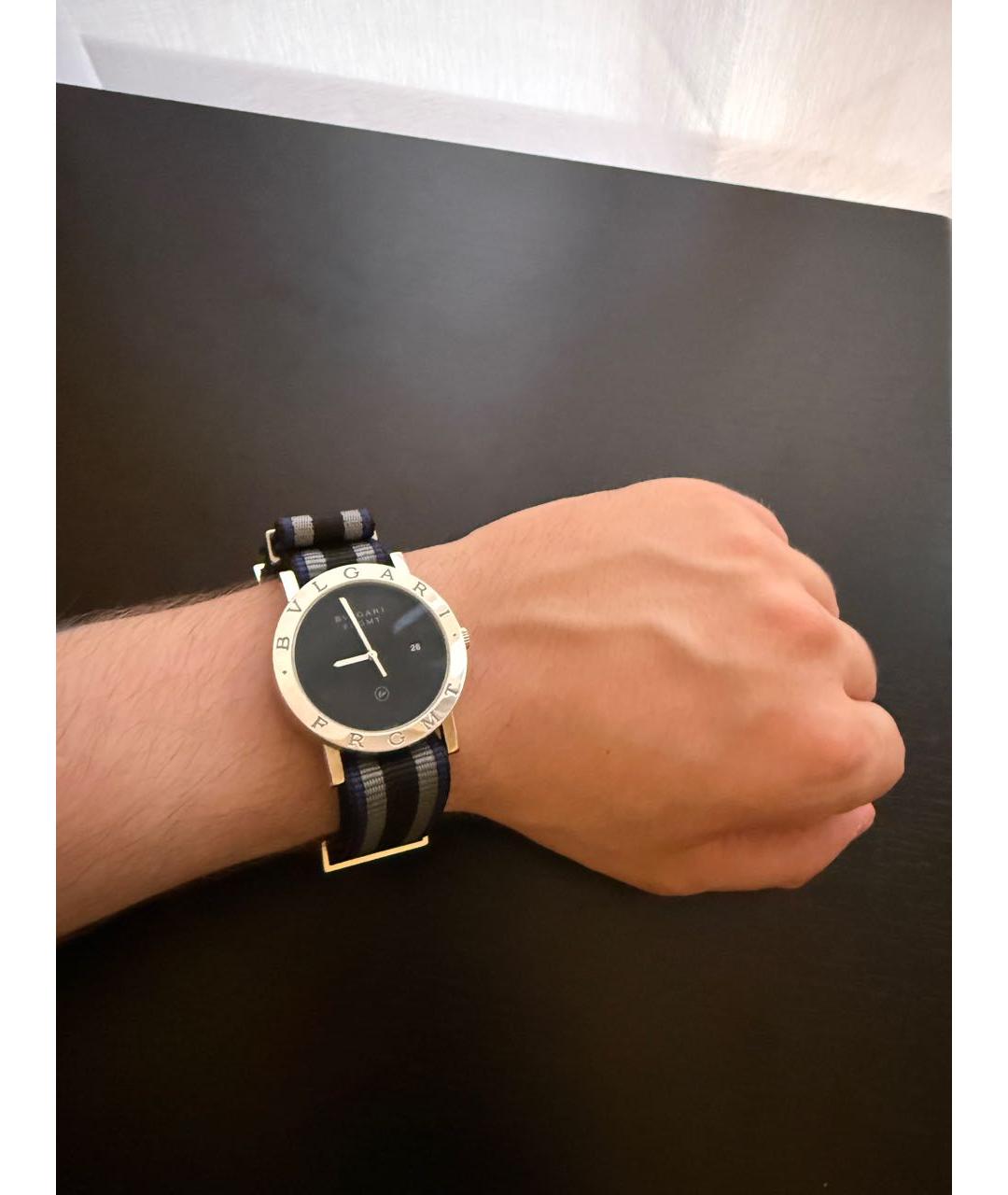BVLGARI Черные часы, фото 4