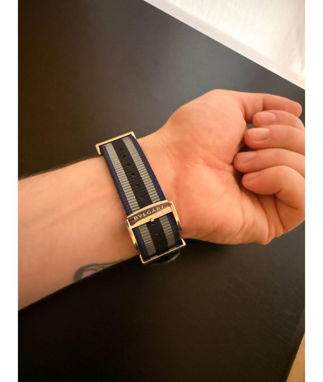 BVLGARI Черные часы, фото 5