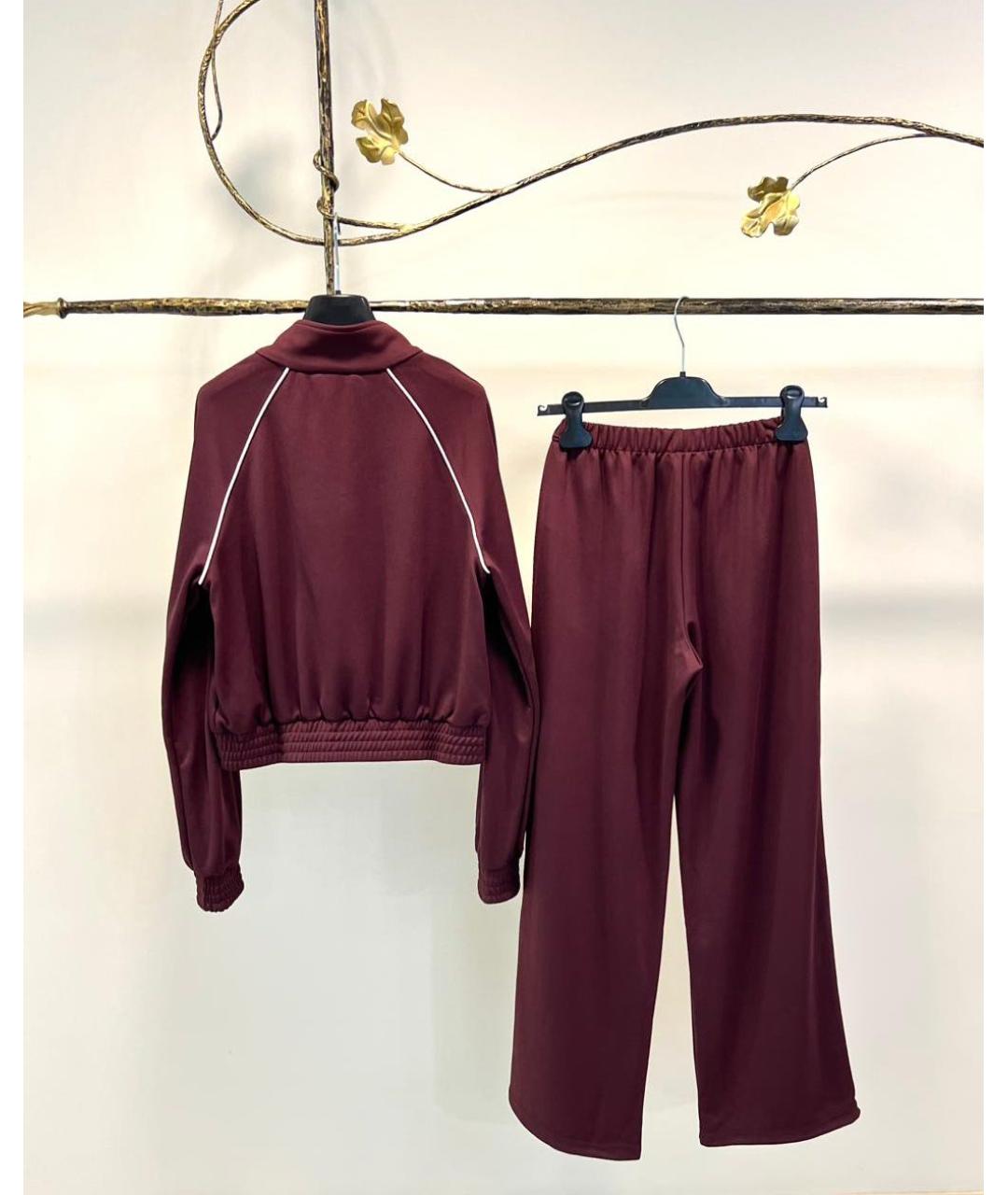 SPORTY AND RICH Бордовая полиэстеровая спортивная куртка, фото 2