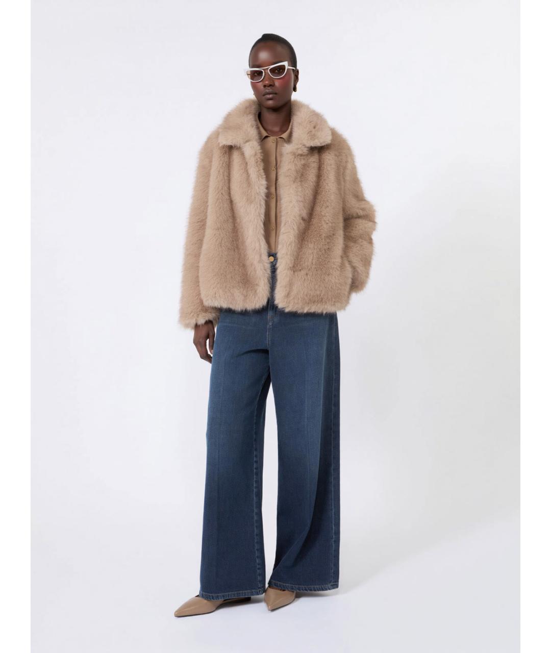'S MAX MARA Хлопковые прямые джинсы, фото 2