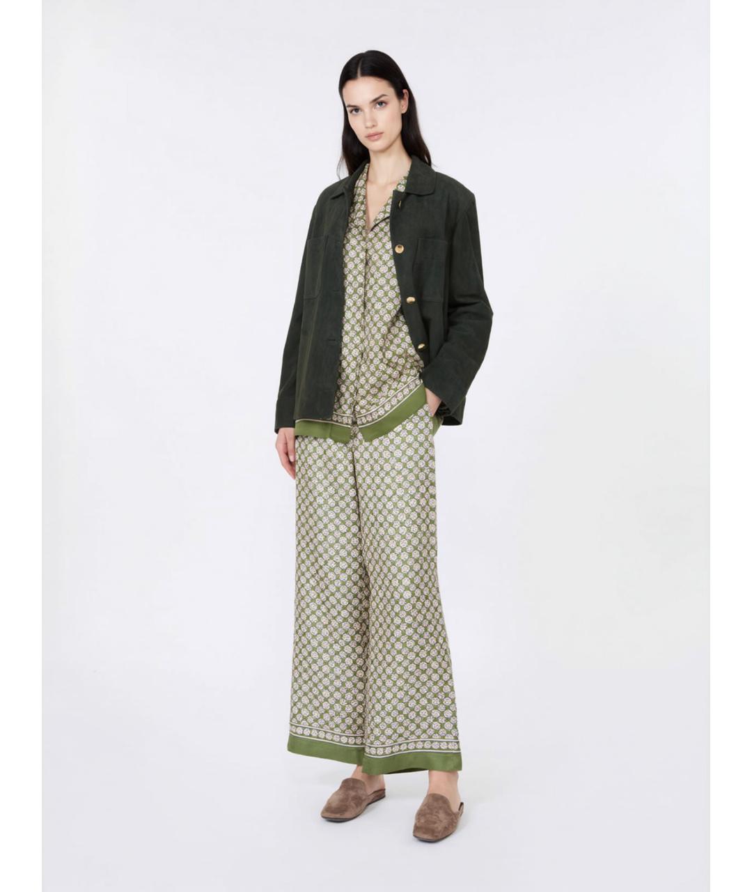 'S MAX MARA Мульти шелковая рубашка, фото 2