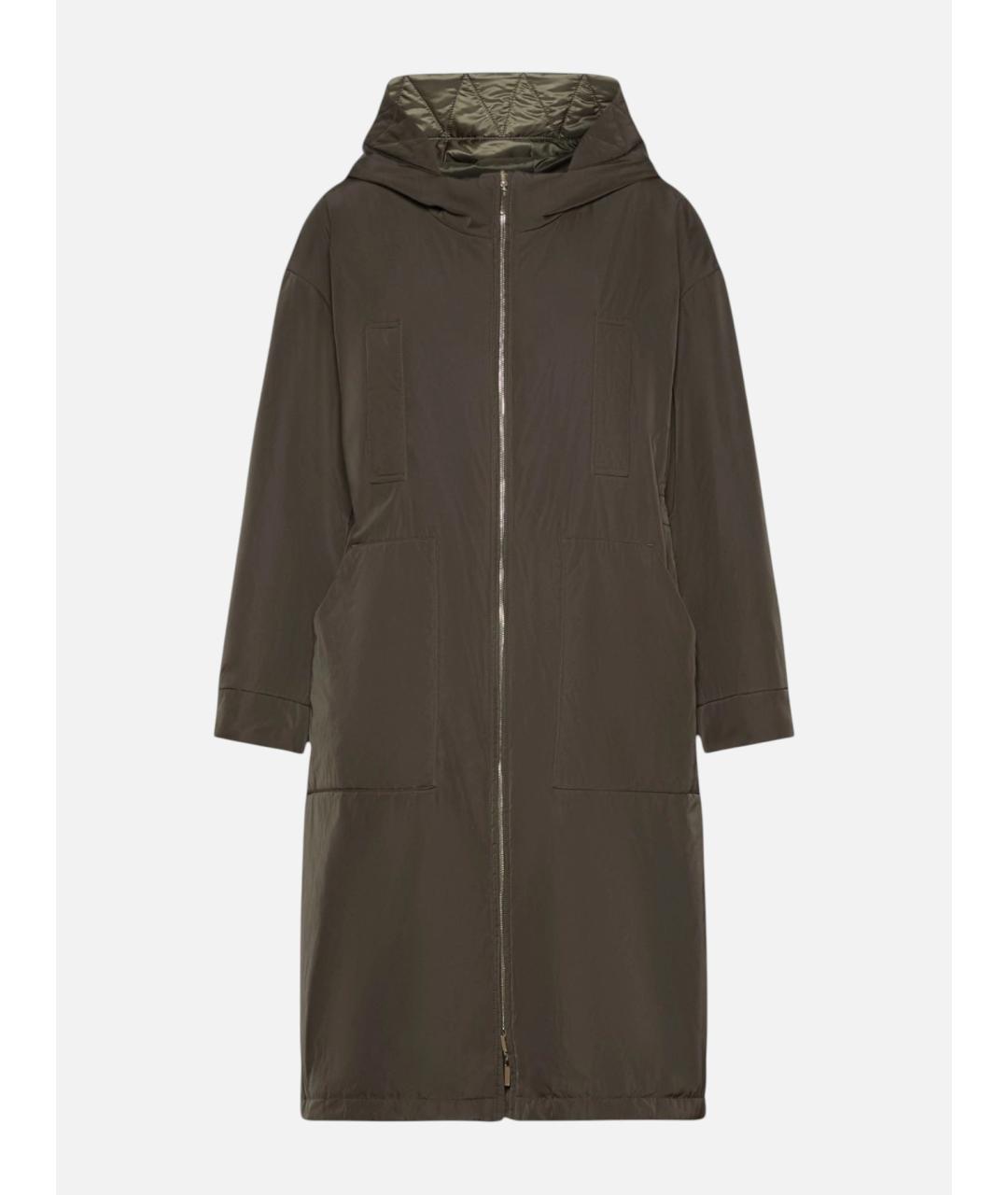 'S MAX MARA Зеленая полиэстеровая парка, фото 1
