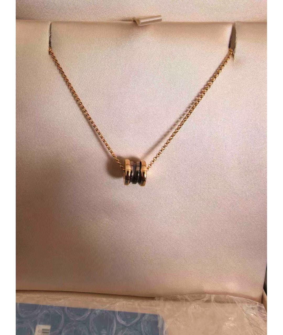 BVLGARI Золотое колье из розового золота, фото 2