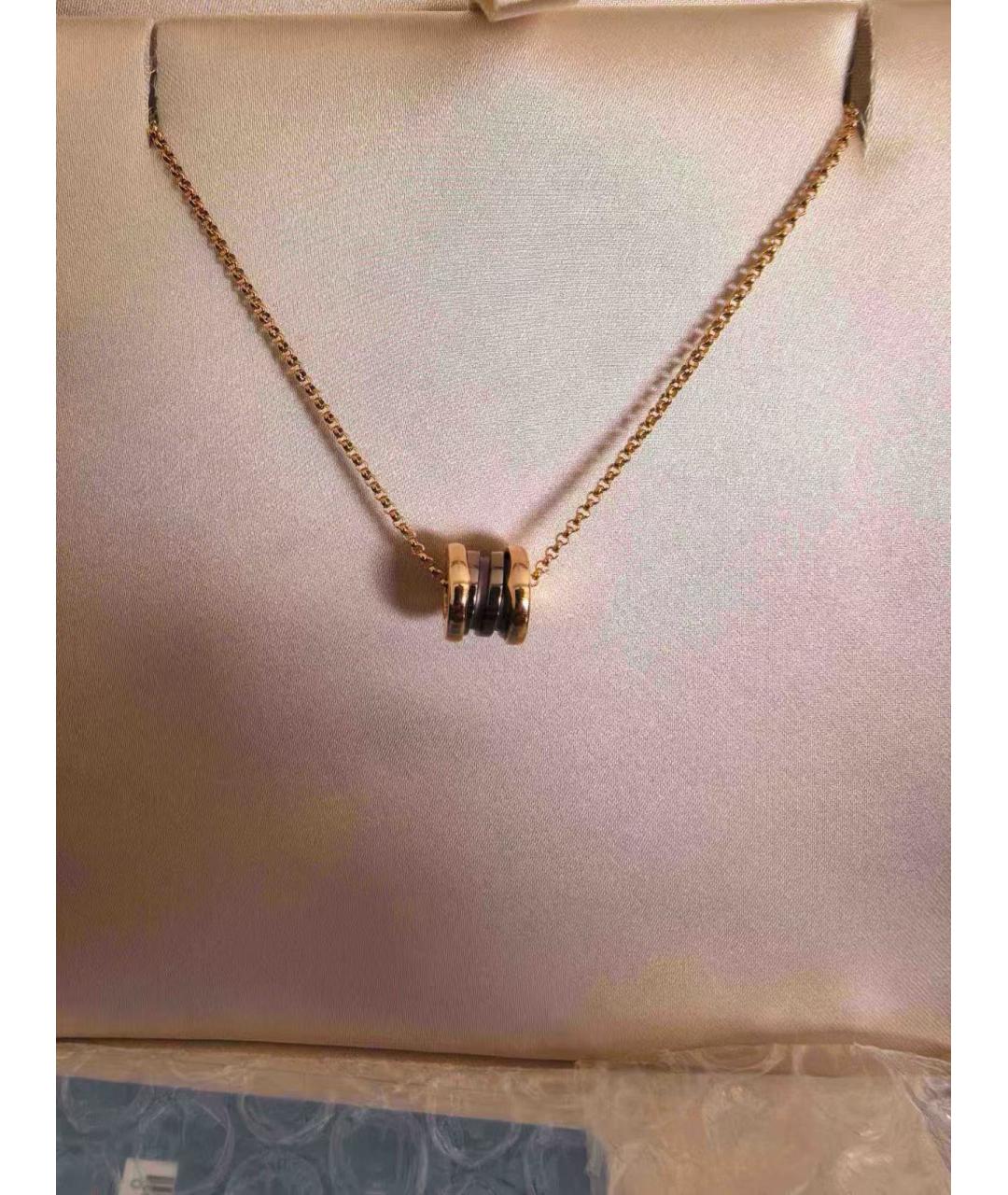BVLGARI Золотое колье из розового золота, фото 4