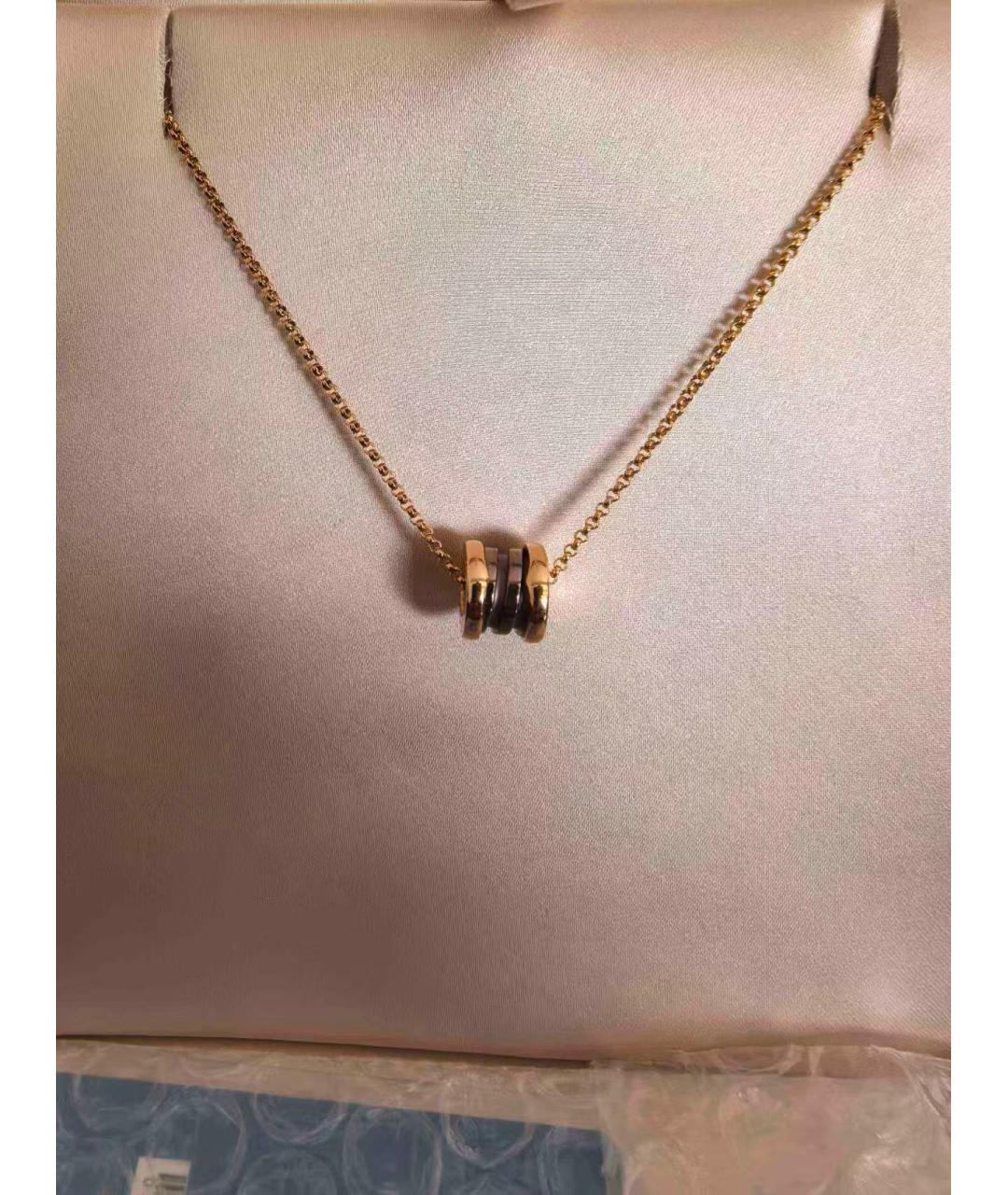 BVLGARI Золотое колье из розового золота, фото 3