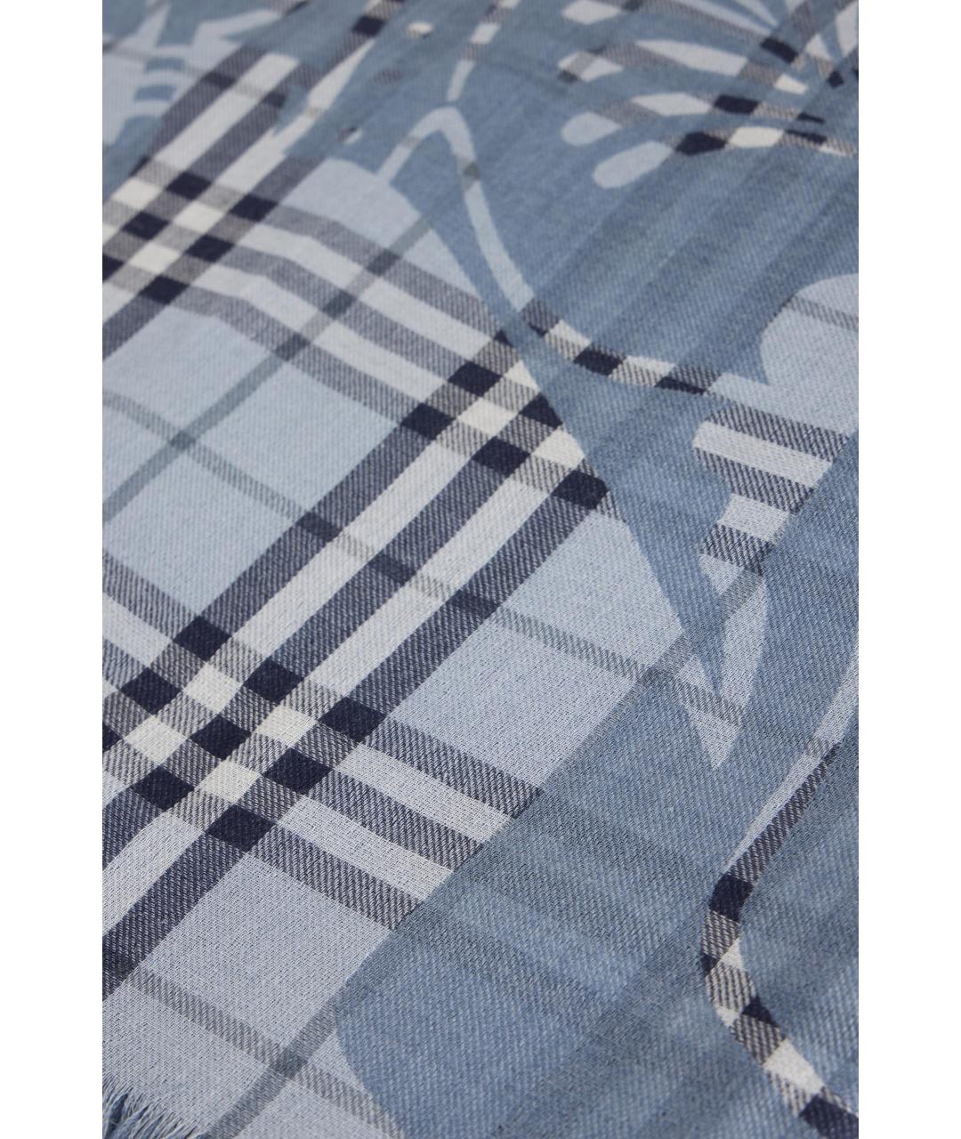 BURBERRY Мульти шерстяной шарф, фото 3