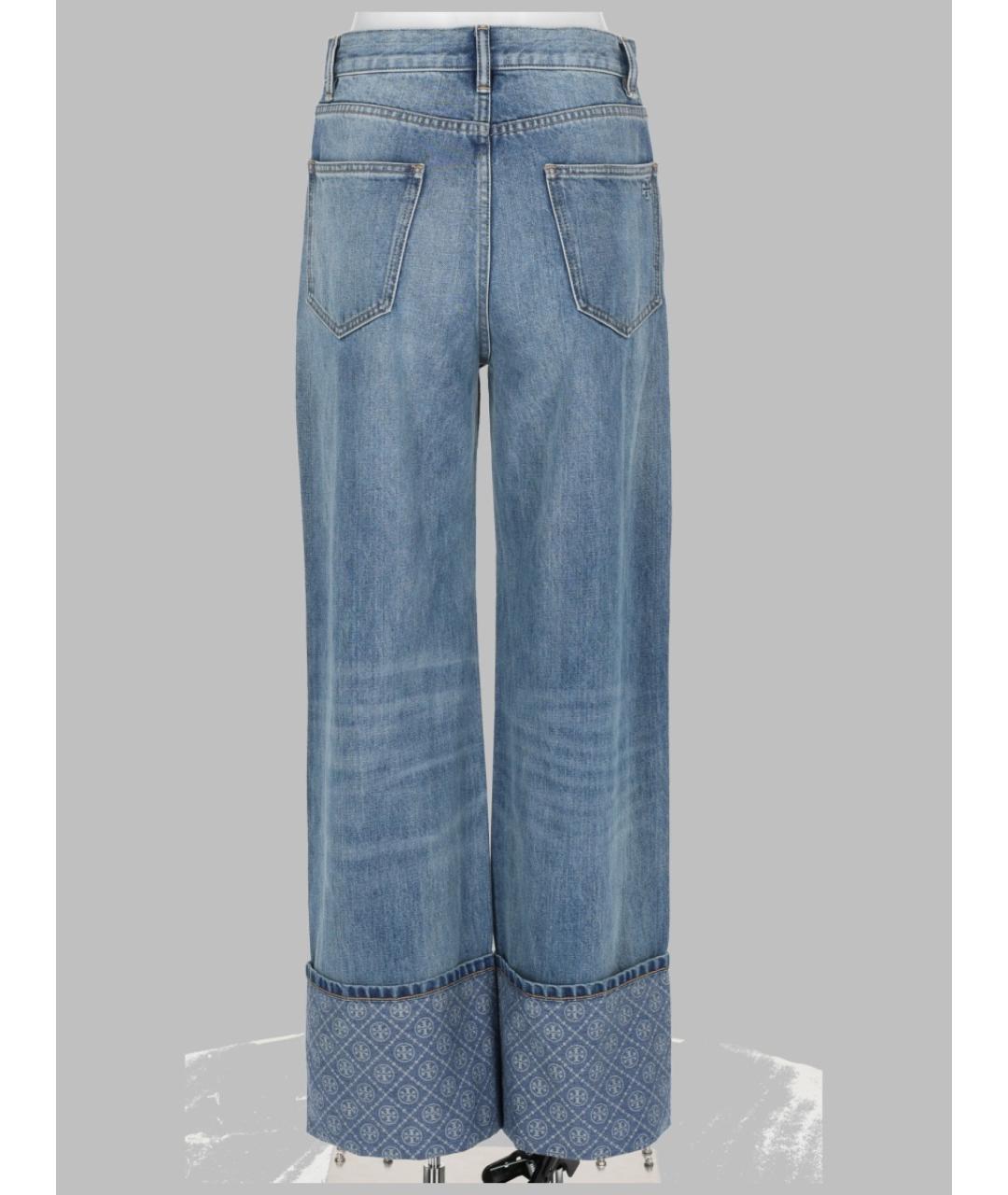 TORY BURCH Хлопковые прямые джинсы, фото 2