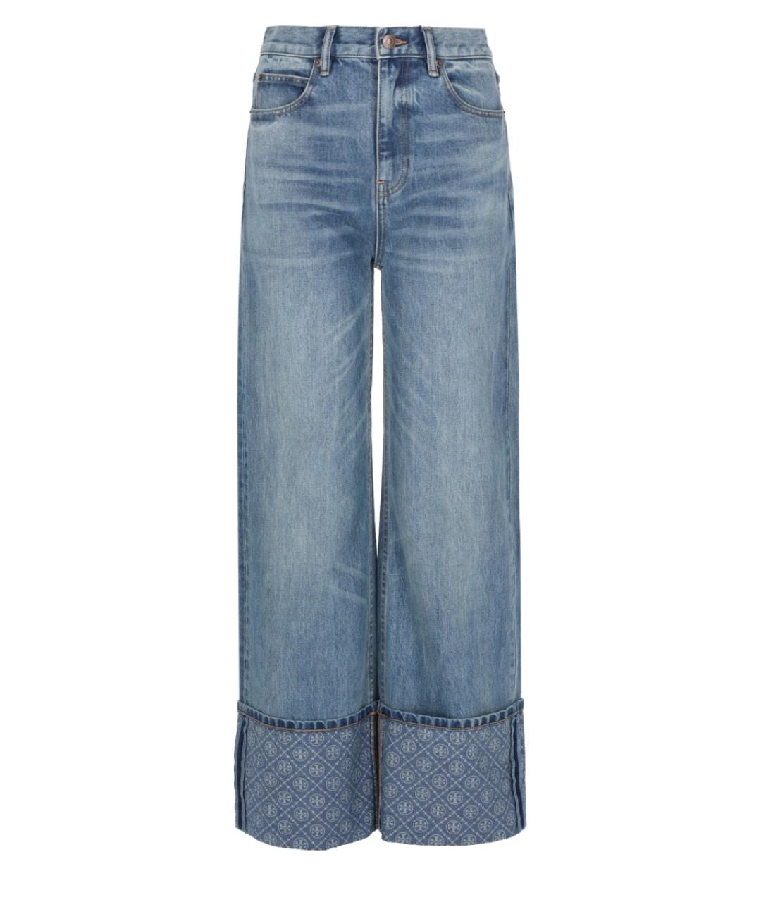 TORY BURCH Хлопковые прямые джинсы, фото 1