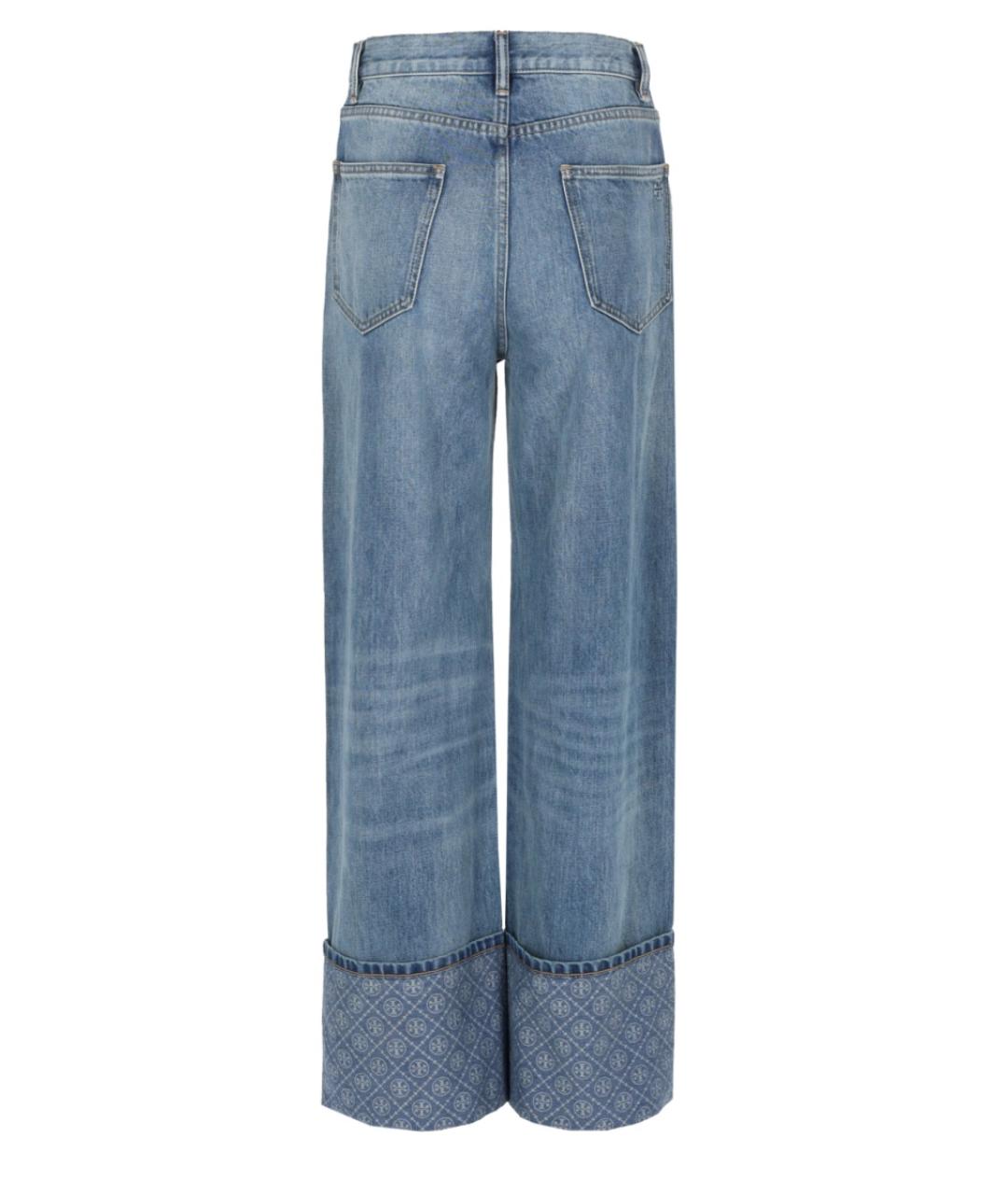 TORY BURCH Хлопковые прямые джинсы, фото 3