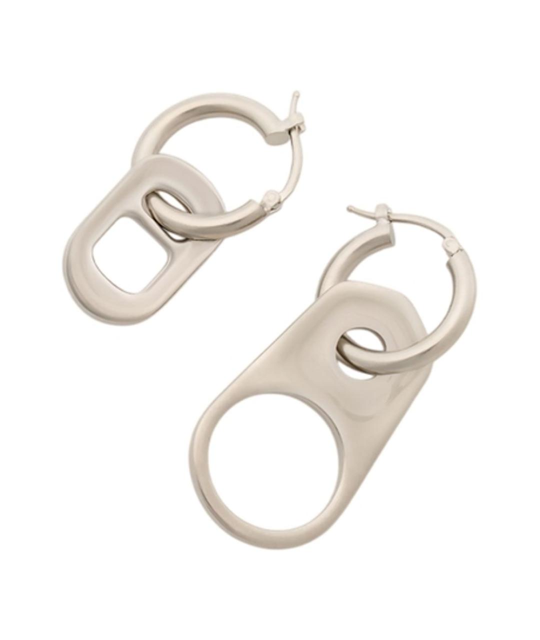 MM6 MAISON MARGIELA Серебряные латунные серьги, фото 2