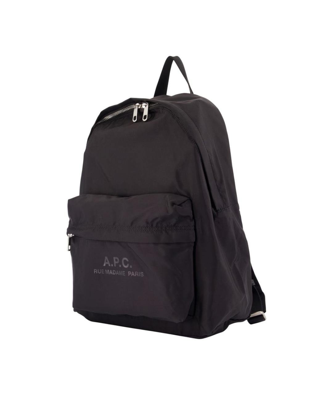 A.P.C. Черный синтетический рюкзак, фото 2