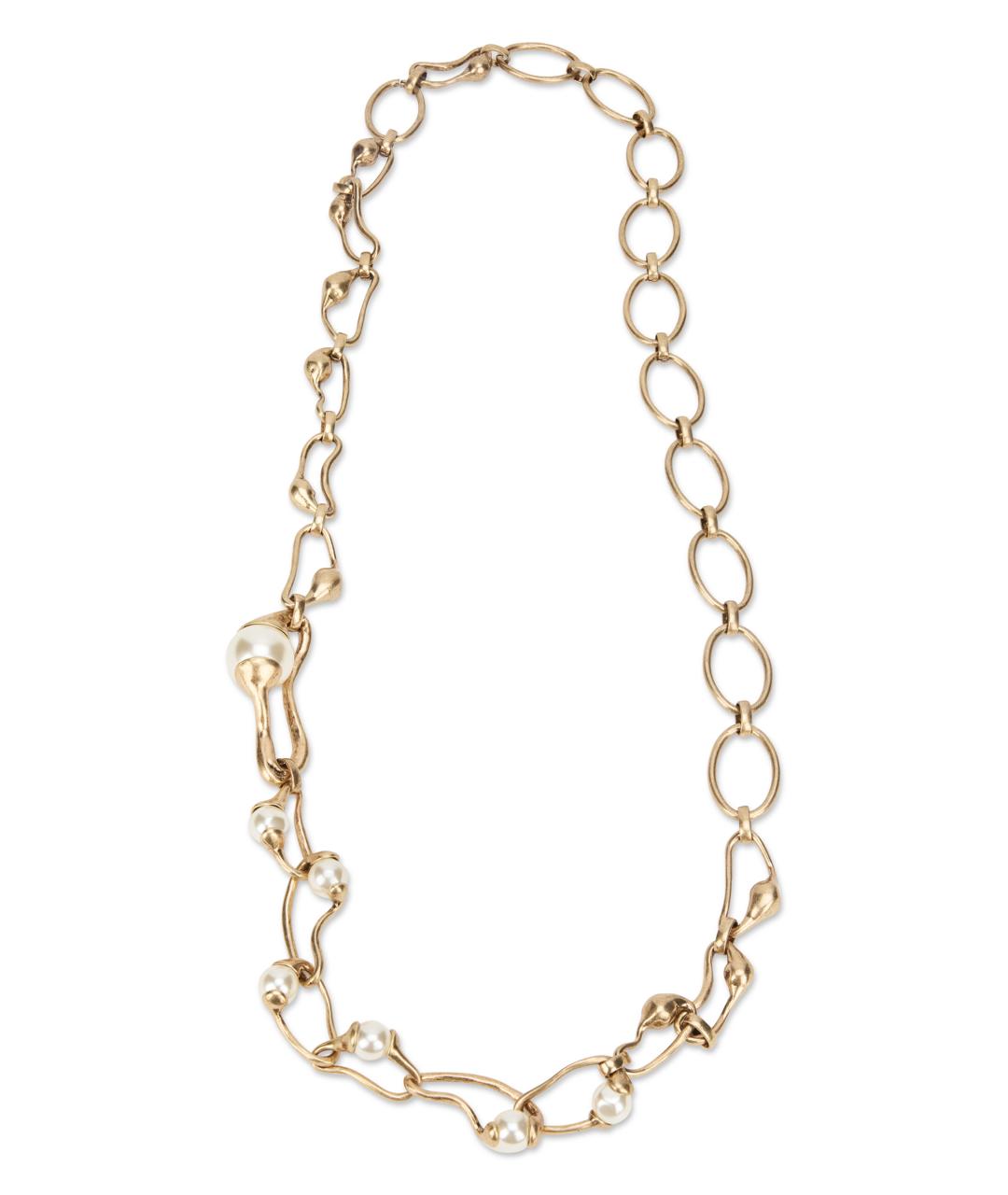 WEEKEND MAX MARA Золотая металлическая цепочка, фото 1