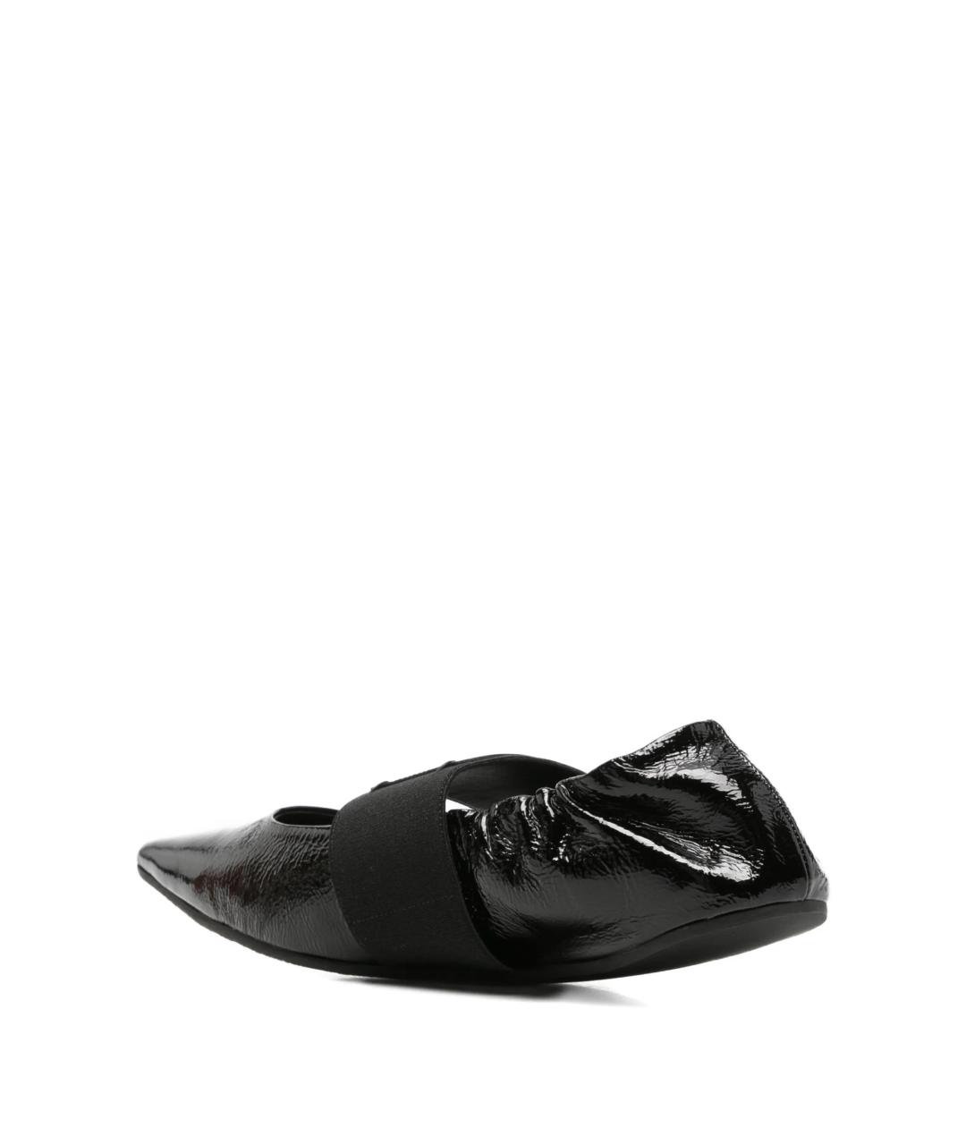 GIVENCHY Черные кожаные балетки, фото 3