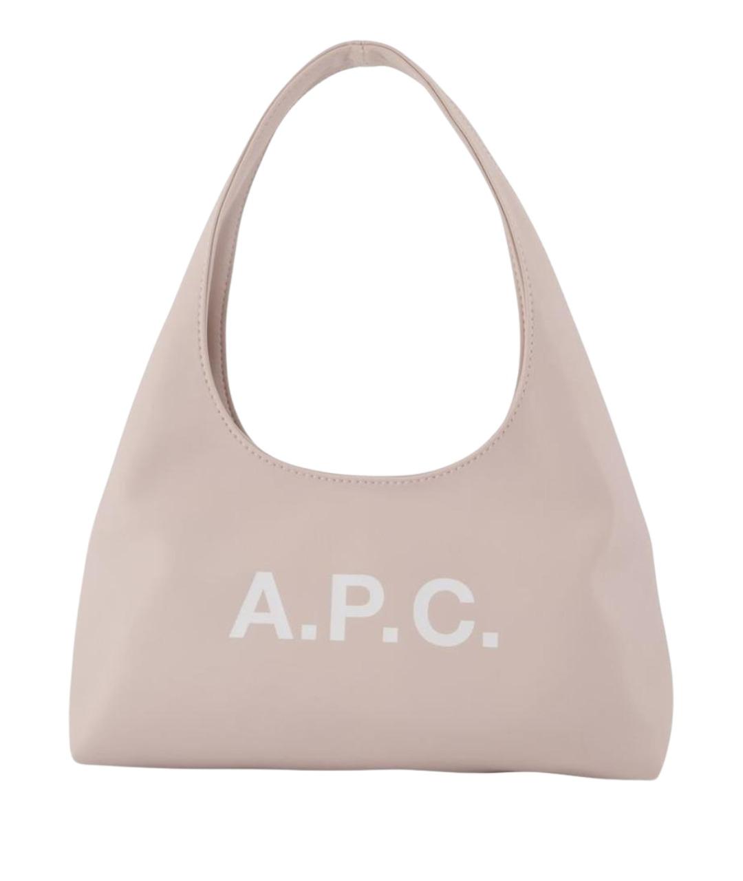 A.P.C. Белая синтетическая сумка через плечо, фото 1