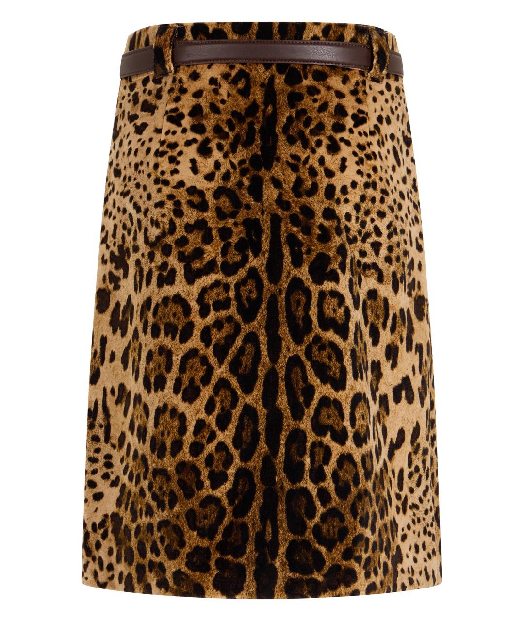 MAX MARA STUDIO Мульти хлопковая юбка миди, фото 2