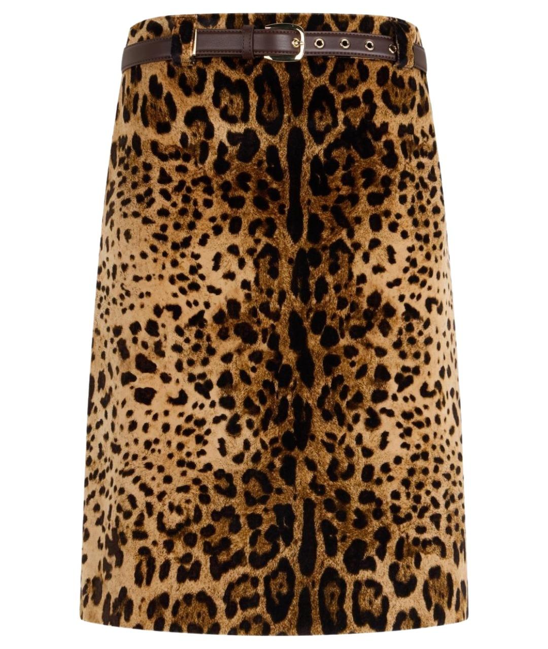 MAX MARA STUDIO Мульти хлопковая юбка миди, фото 1
