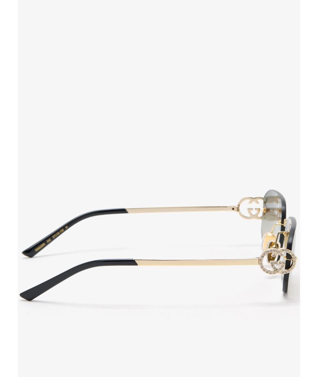 GUCCI Мульти металлические солнцезащитные очки, фото 3