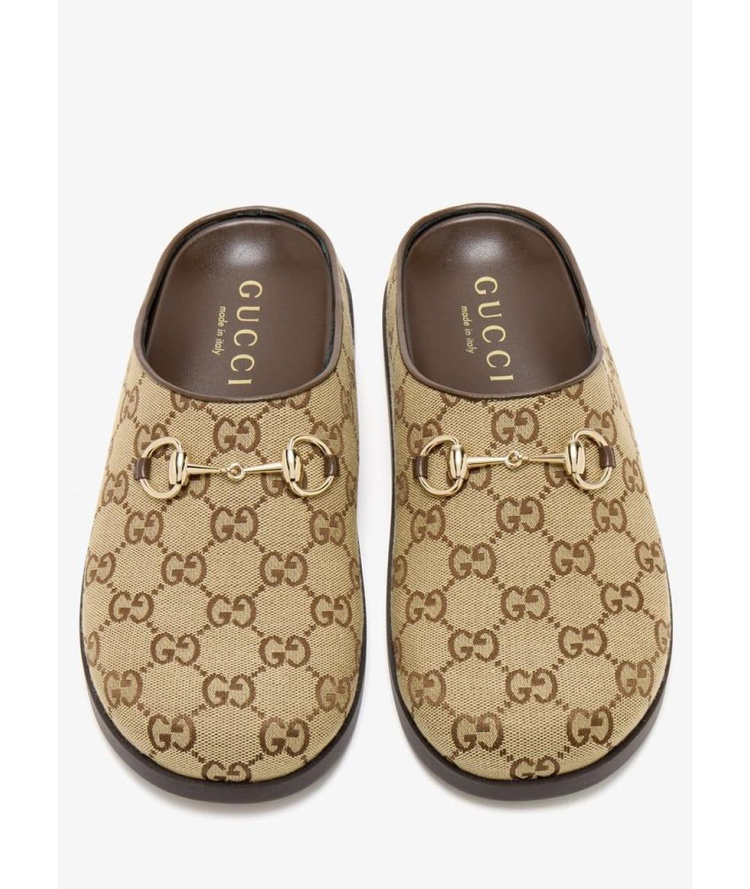 GUCCI Мульти текстильные мюли, фото 4