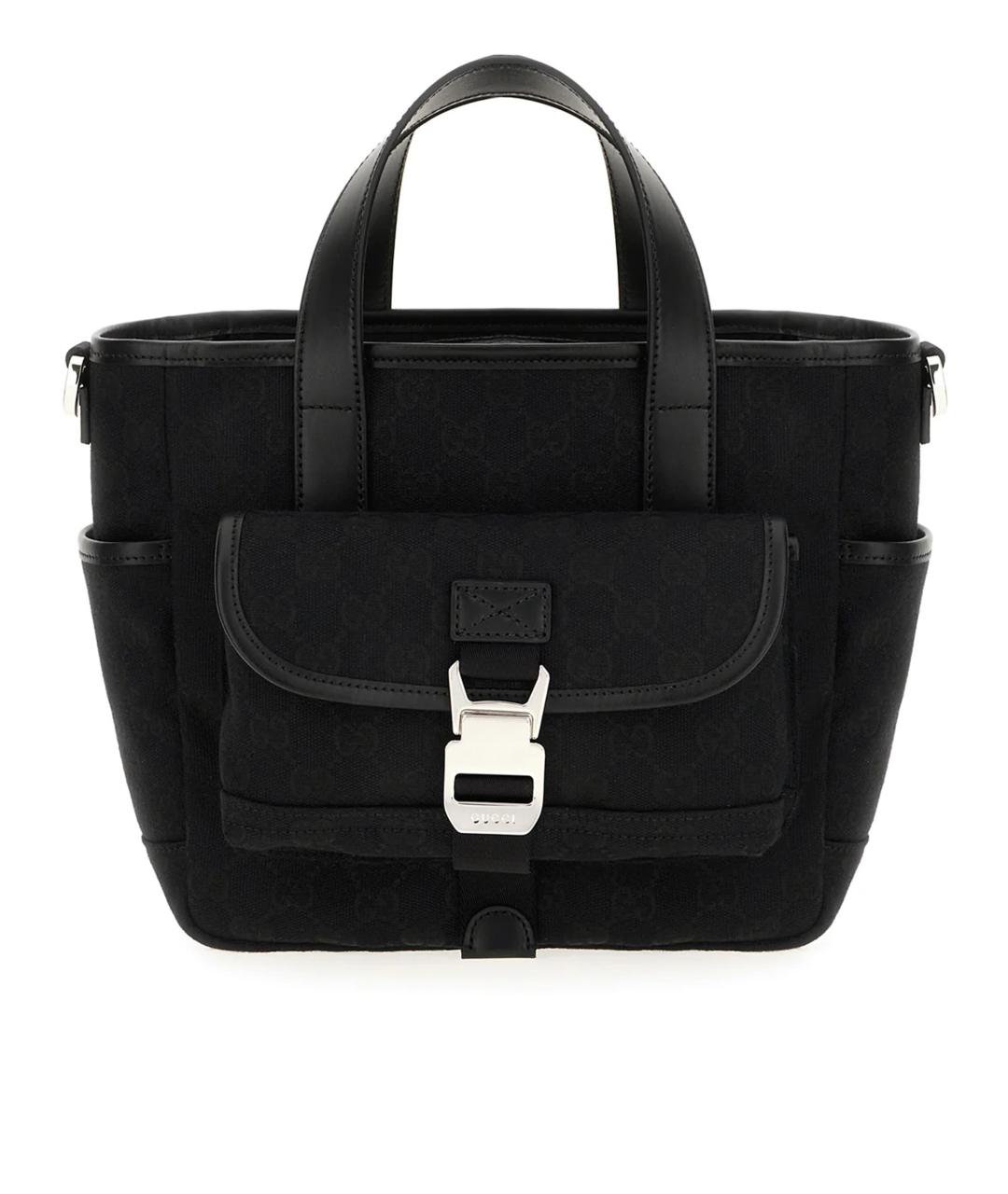 GUCCI Черная сумка тоут, фото 1