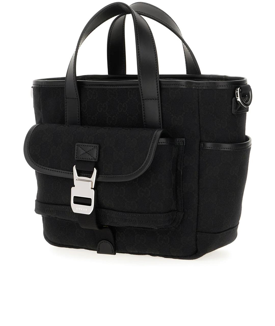 GUCCI Черная сумка тоут, фото 2