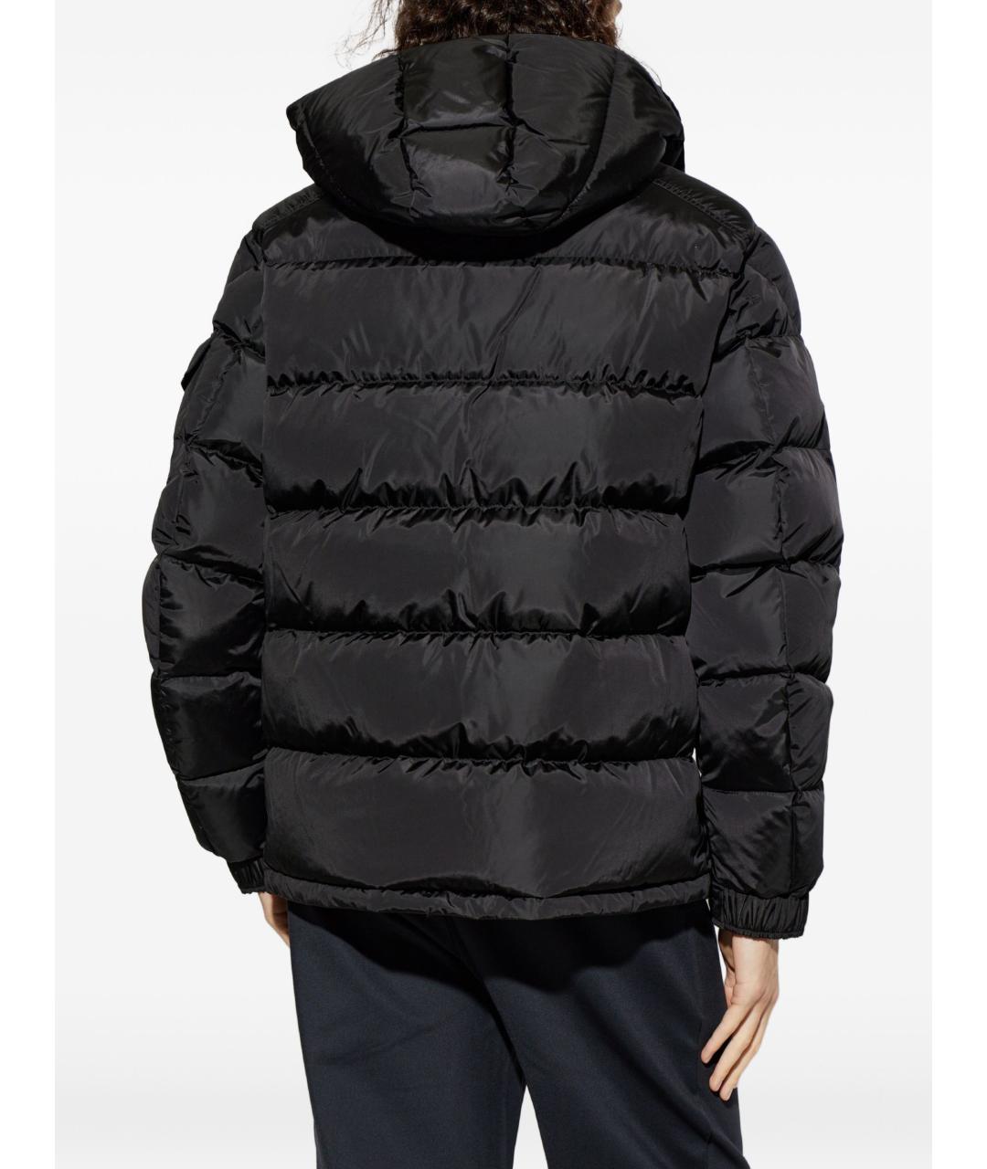MONCLER Черная полиамидовая куртка, фото 4