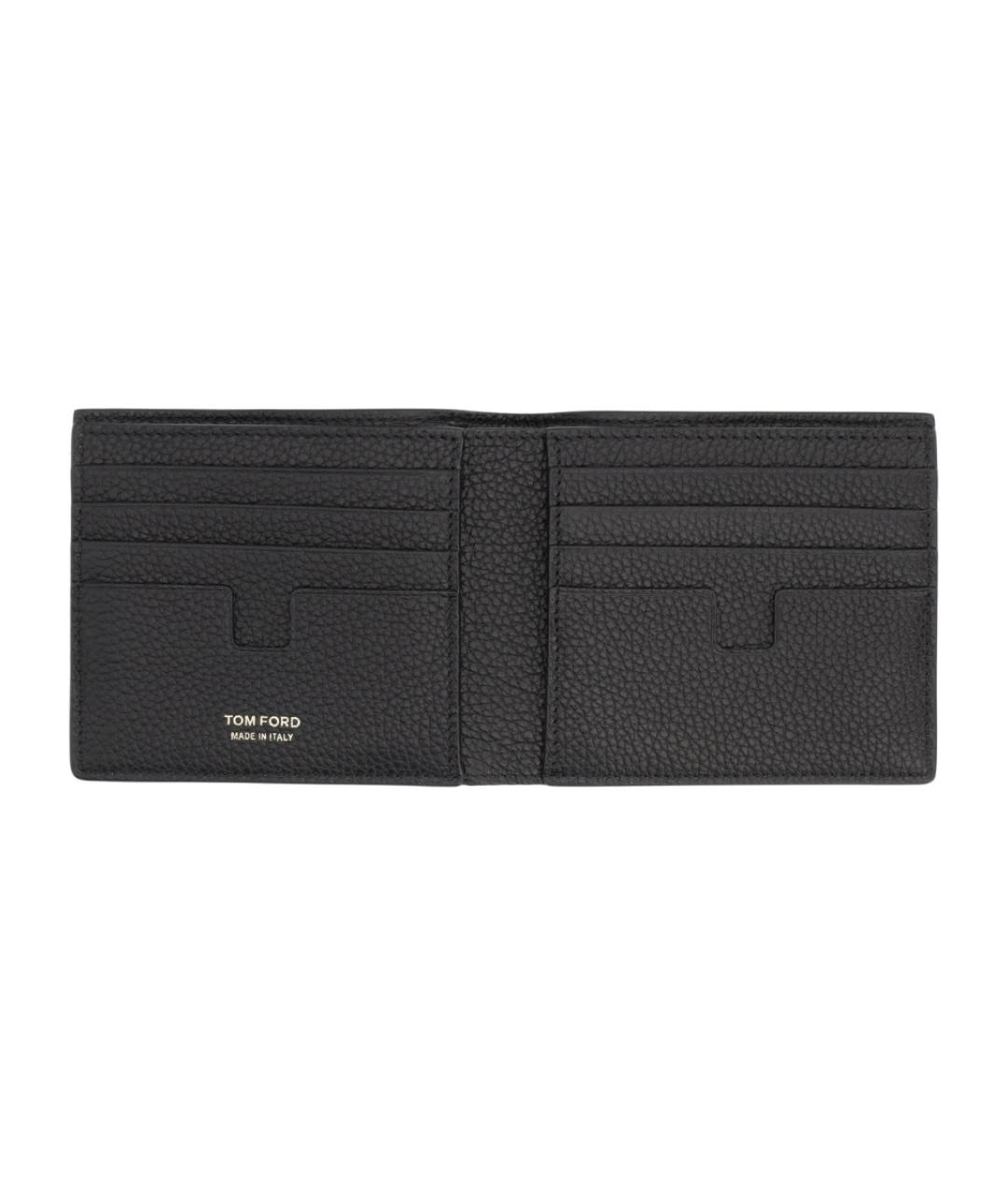 TOM FORD Черный кожаный кошелек, фото 3