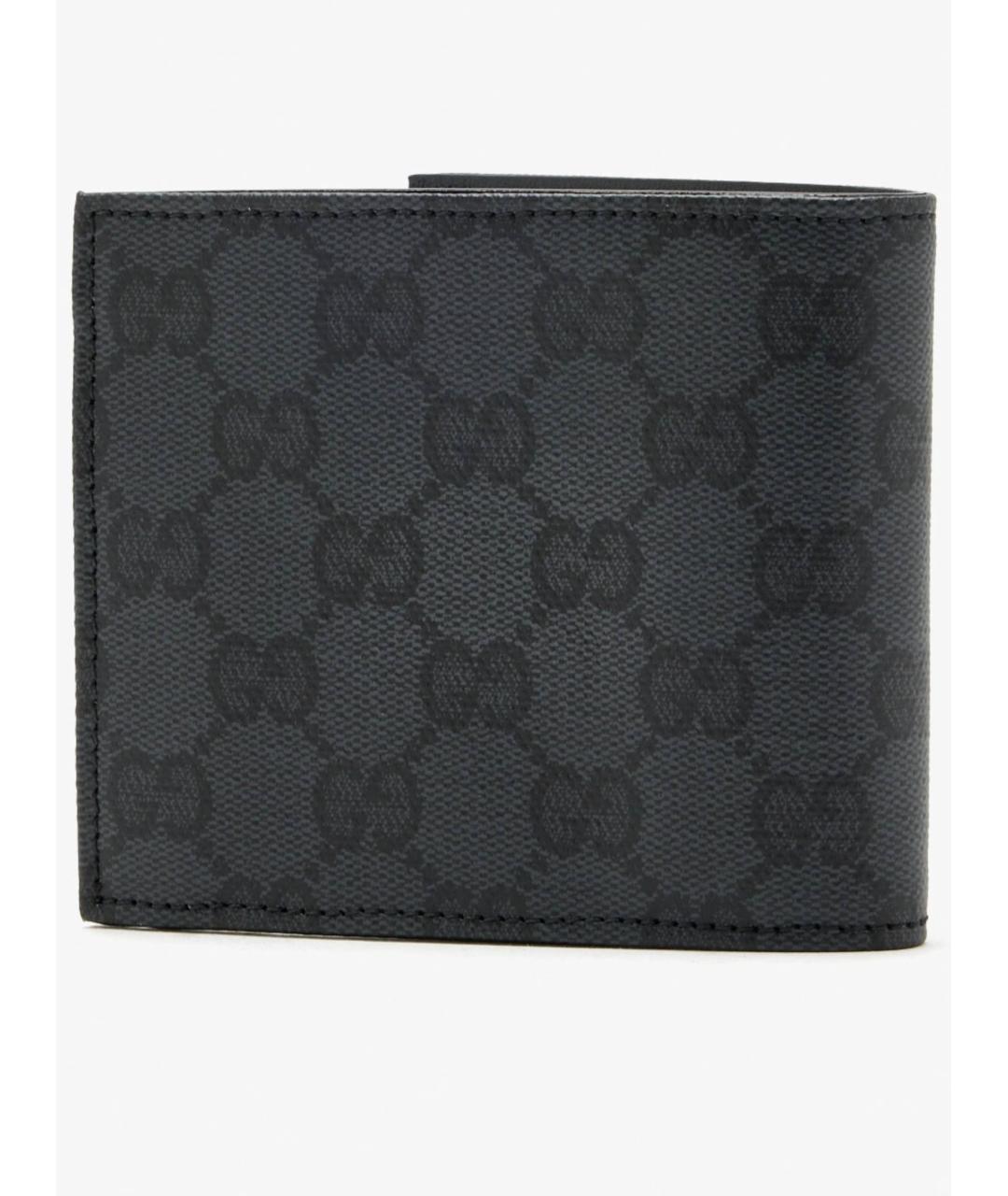 GUCCI Черный кожаный кошелек, фото 3