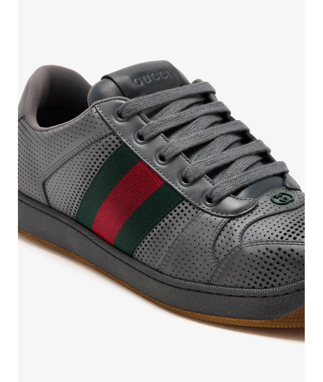 GUCCI Мульти кожаные низкие кроссовки / кеды, фото 2