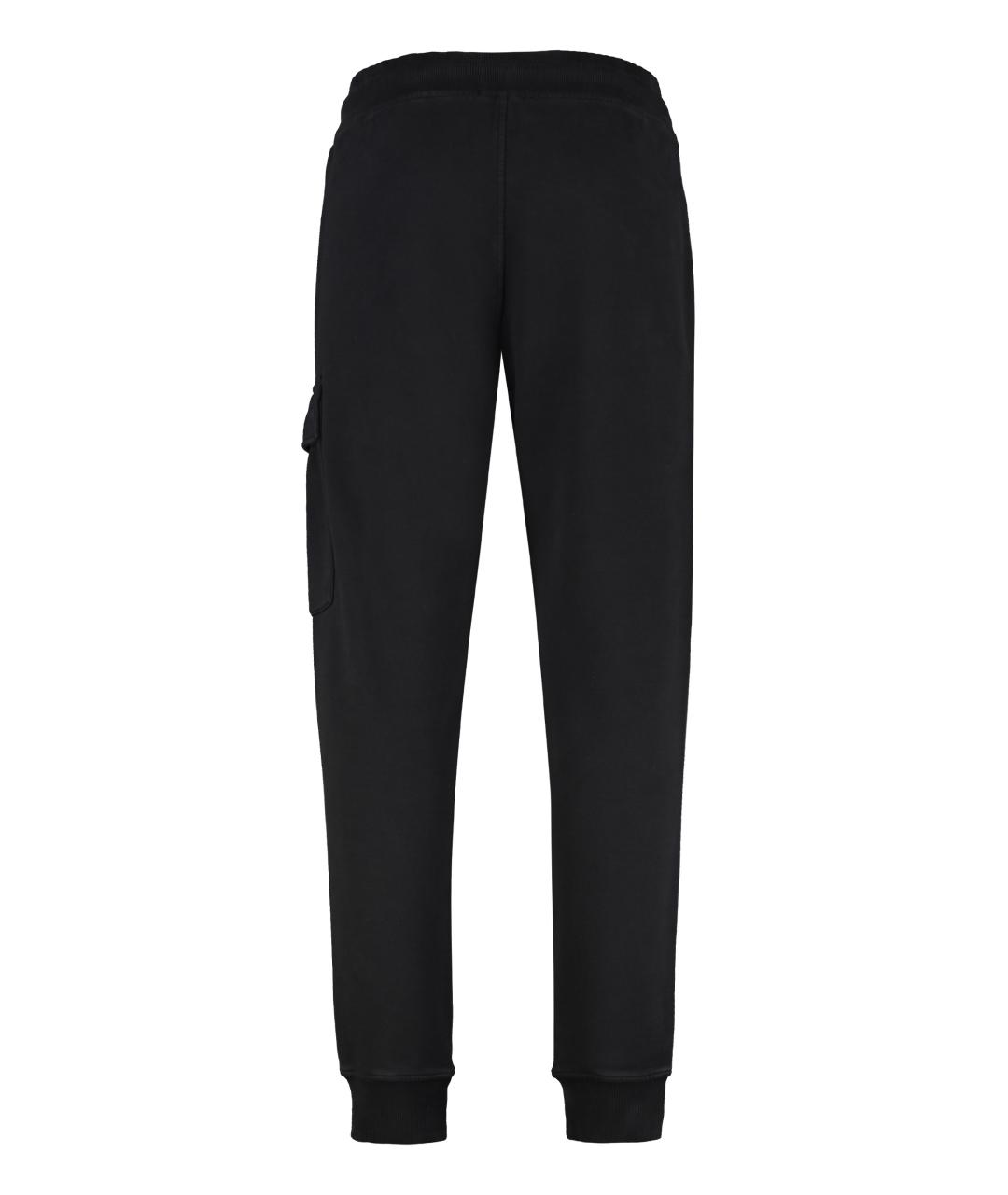 CP COMPANY Черные хлопковые повседневные брюки, фото 2