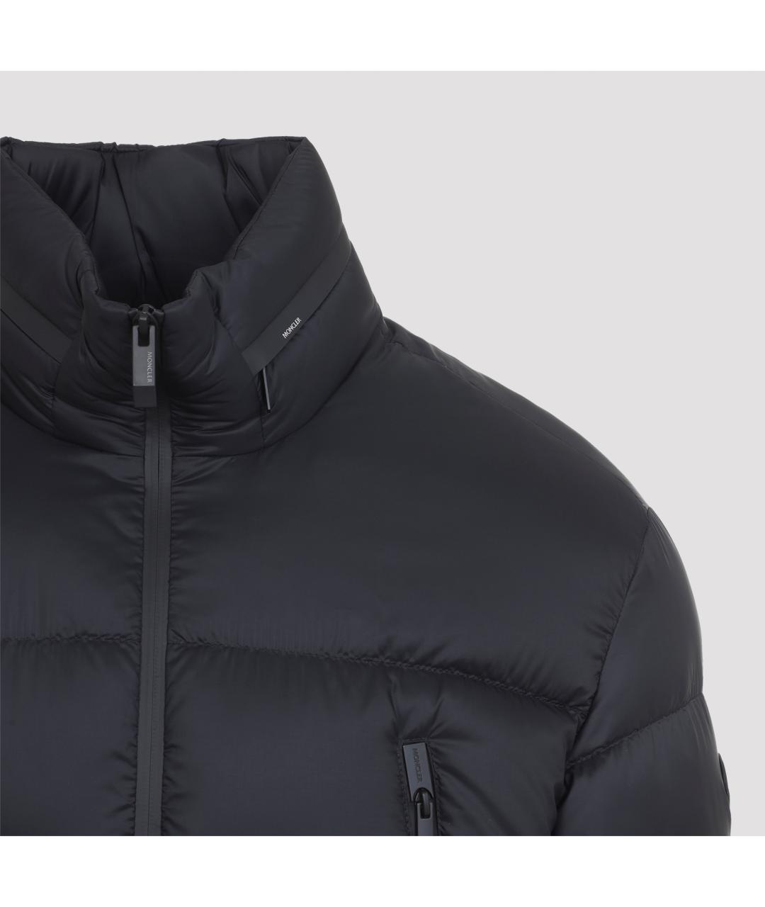 MONCLER Черная полиамидовая куртка, фото 5
