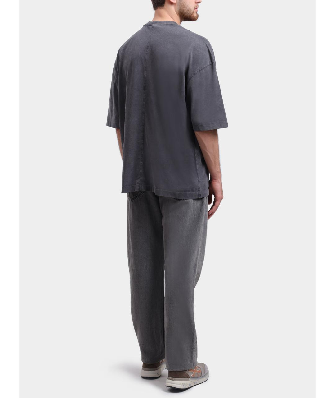 HUGO BOSS Серая футболка, фото 5