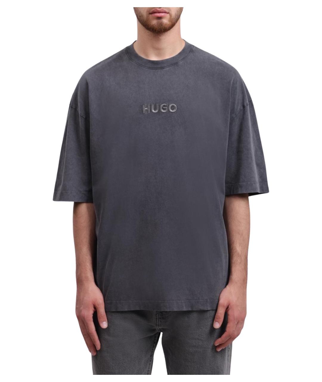 HUGO BOSS Серая футболка, фото 1