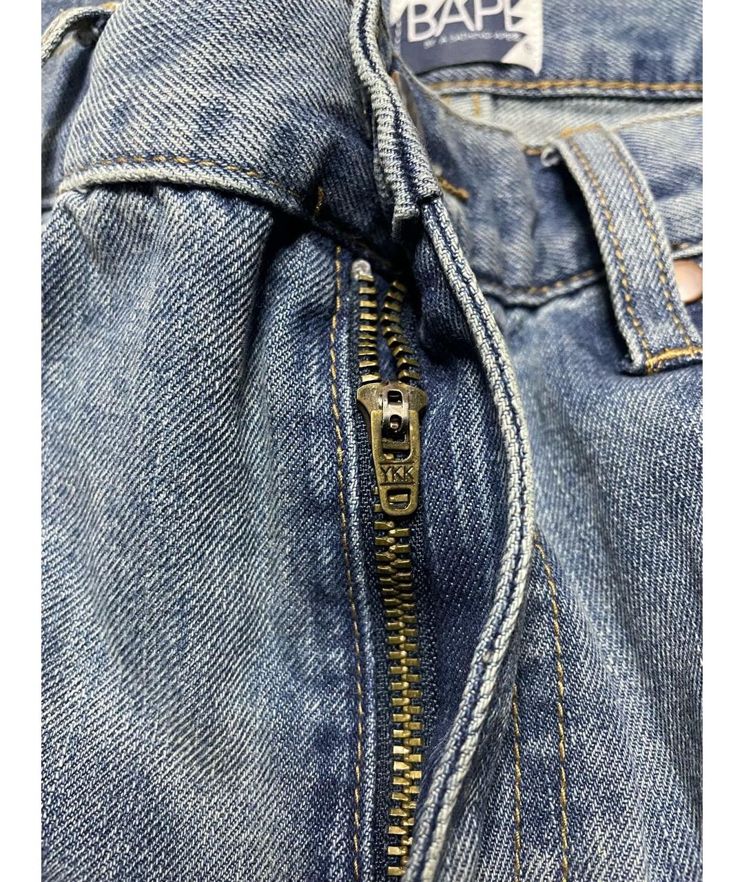 BAPE Синие джинсы, фото 4