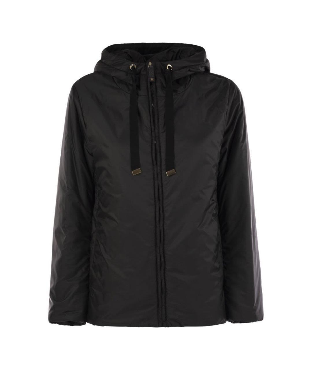 MAX MARA Черная полиэстеровая куртка, фото 1