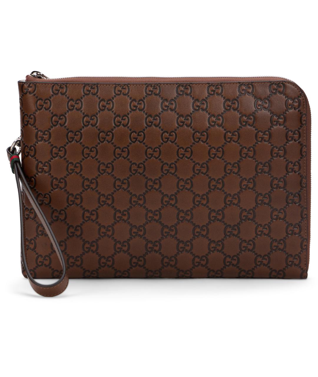 GUCCI Коричневый кожаный кошелек, фото 2