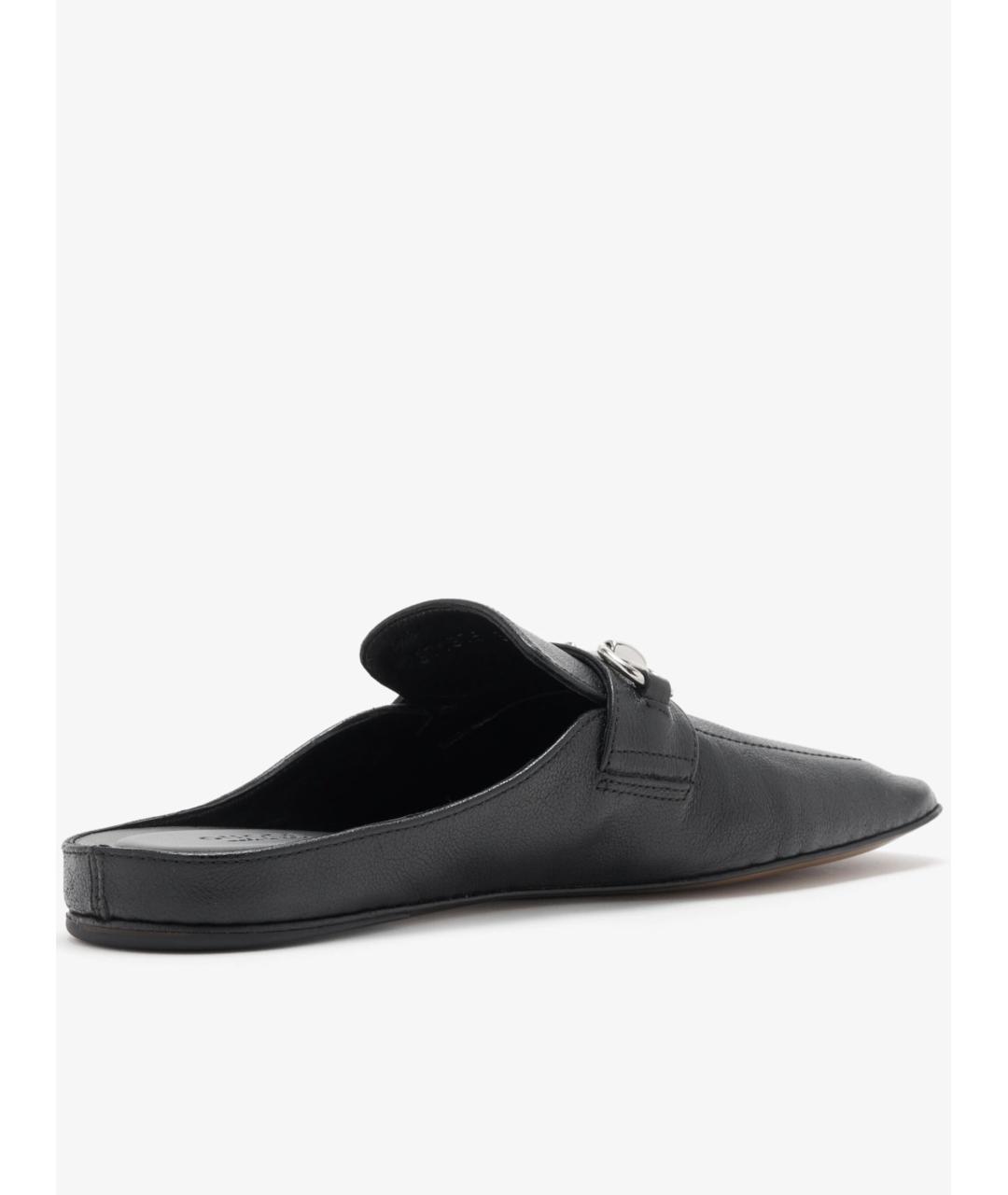 GUCCI Черные кожаные мюли, фото 3