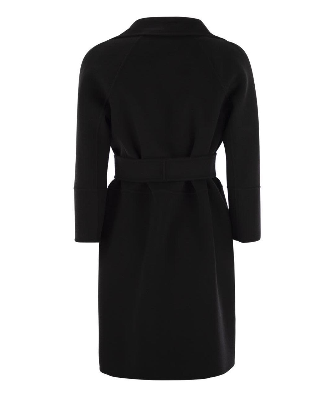 'S MAX MARA Черное шерстяное пальто, фото 2