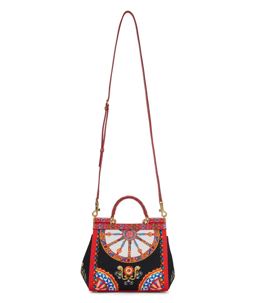 DOLCE&GABBANA Мульти хлопковая сумка через плечо, фото 4