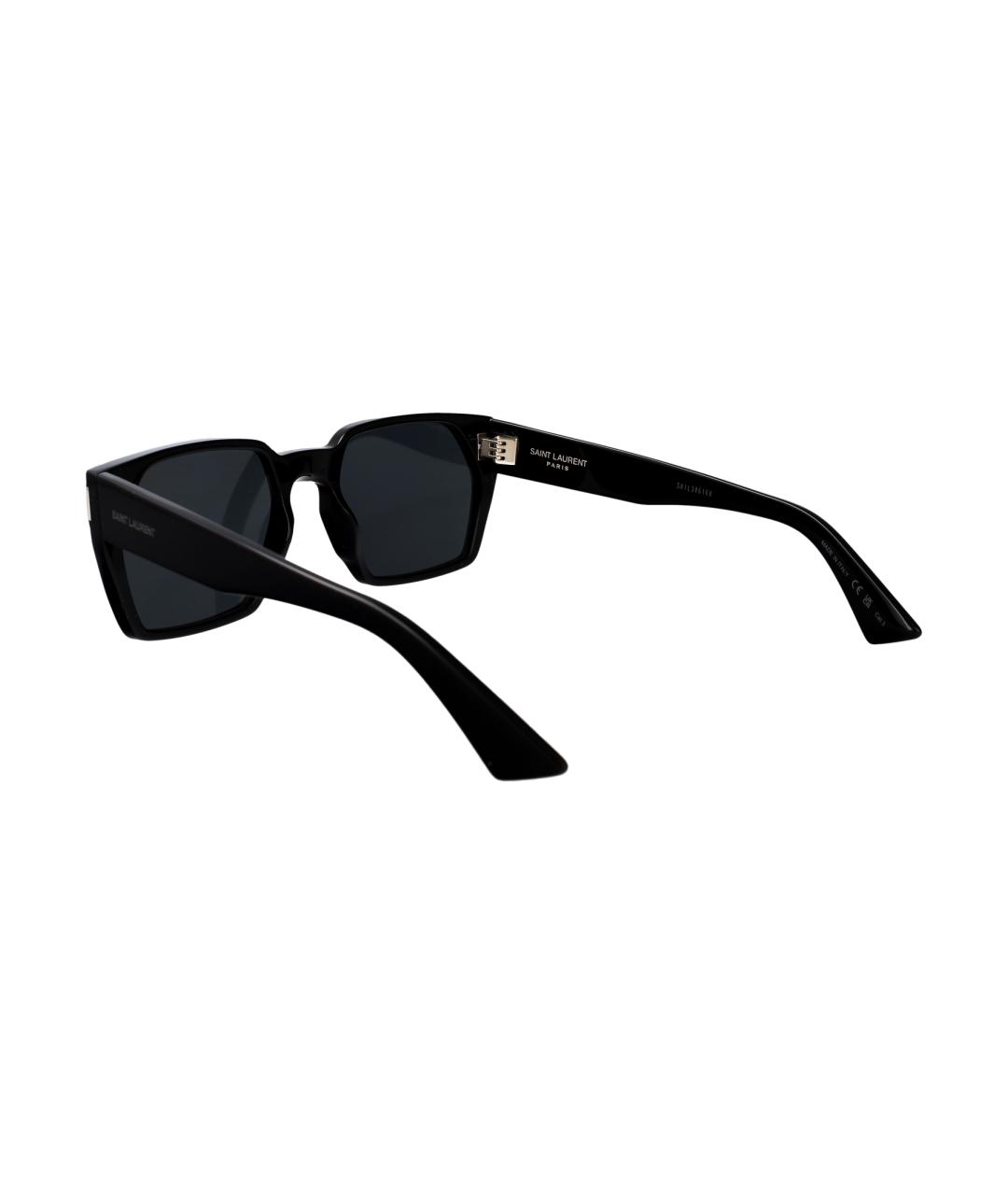 SAINT LAURENT Черные солнцезащитные очки, фото 4