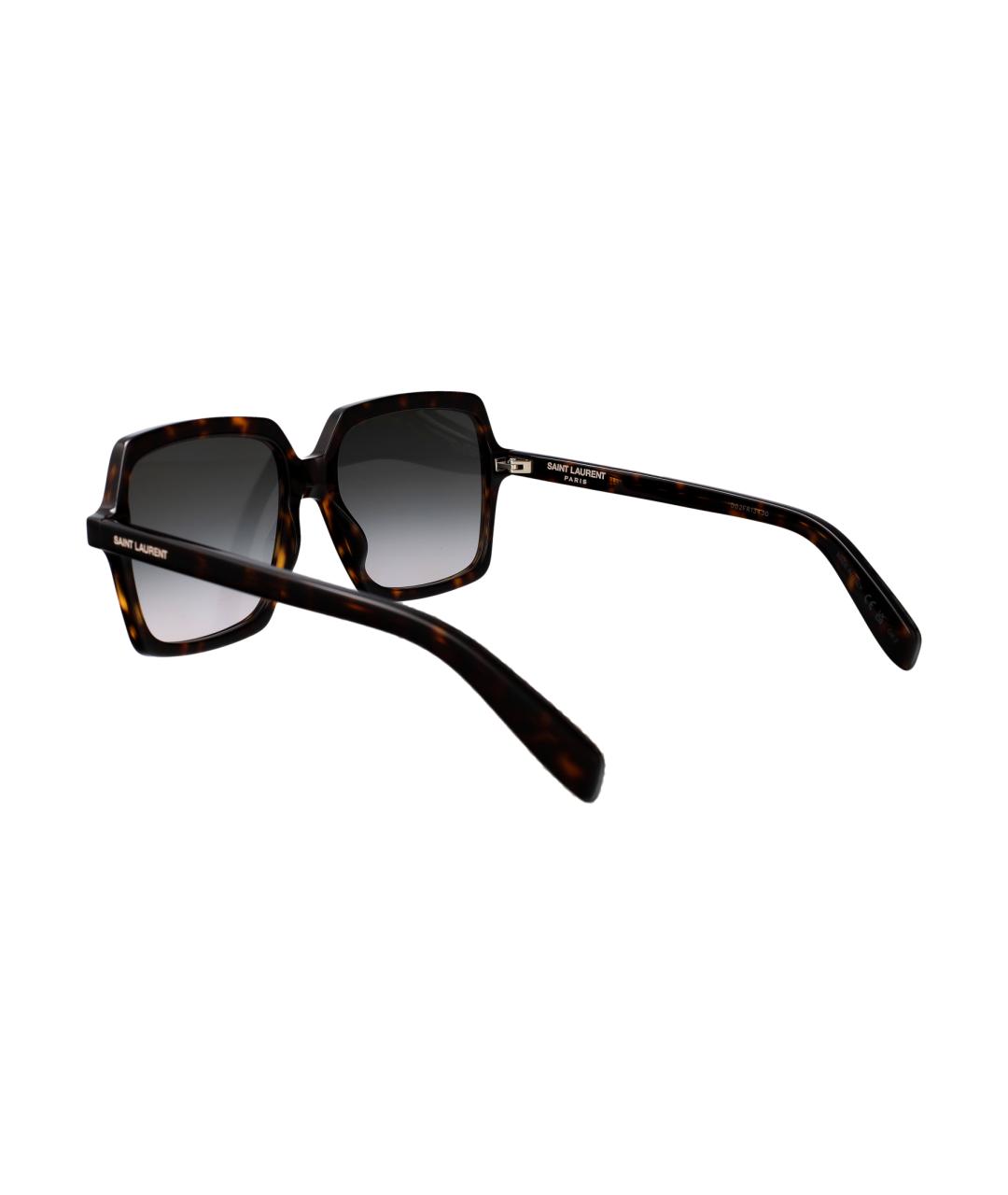SAINT LAURENT Серые солнцезащитные очки, фото 4