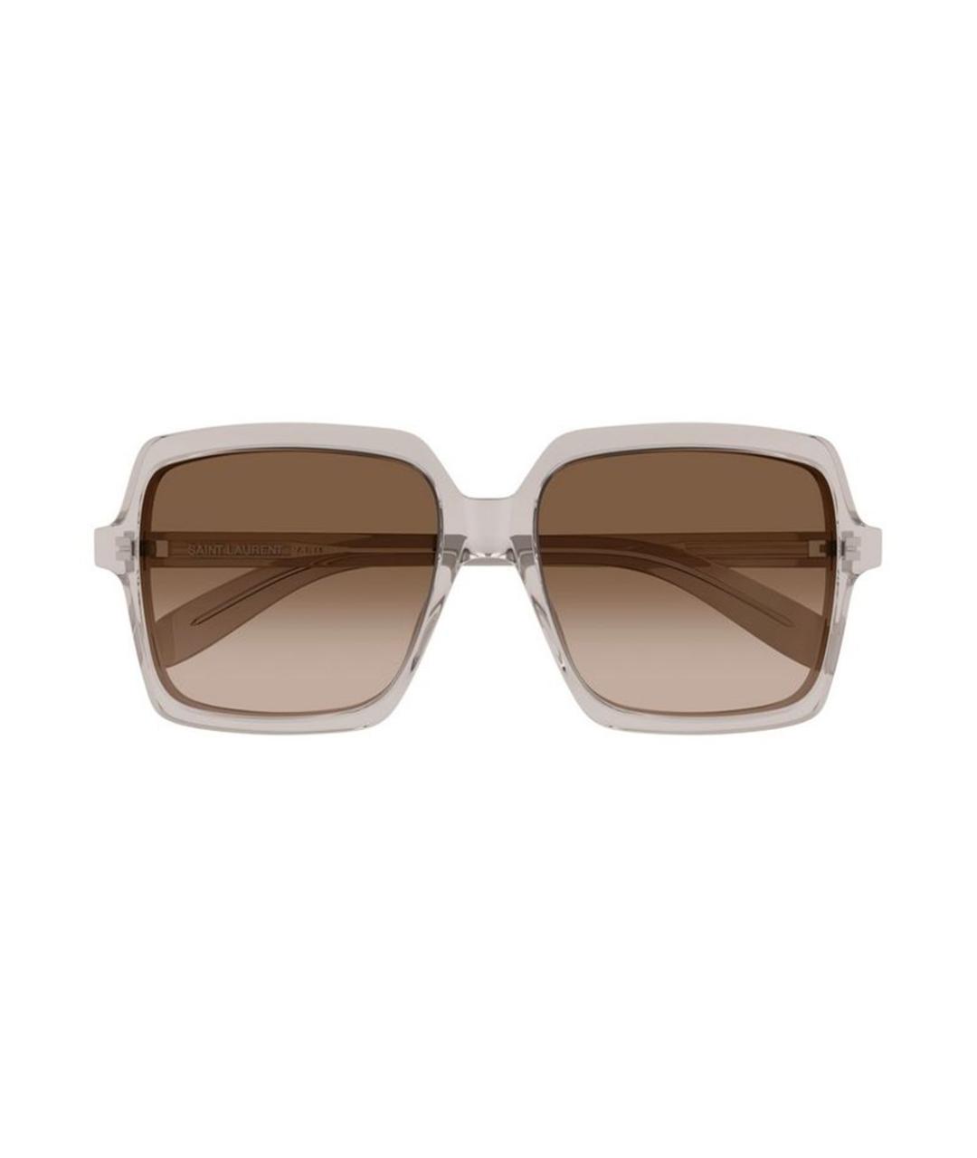 SAINT LAURENT Серые солнцезащитные очки, фото 1