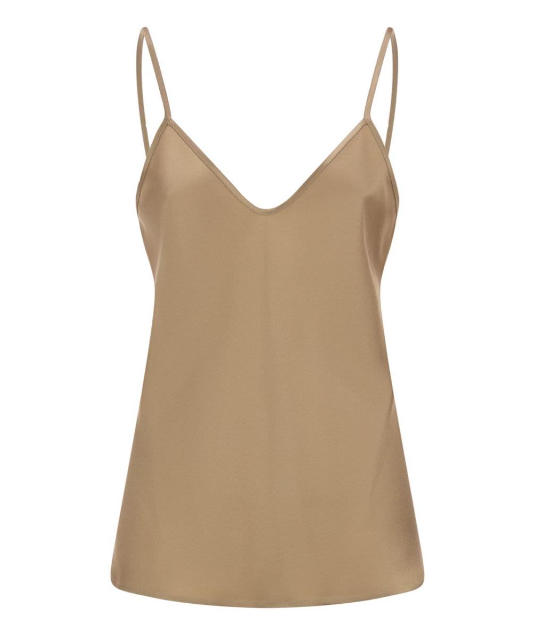 MAX MARA Бежевая майка, фото 1