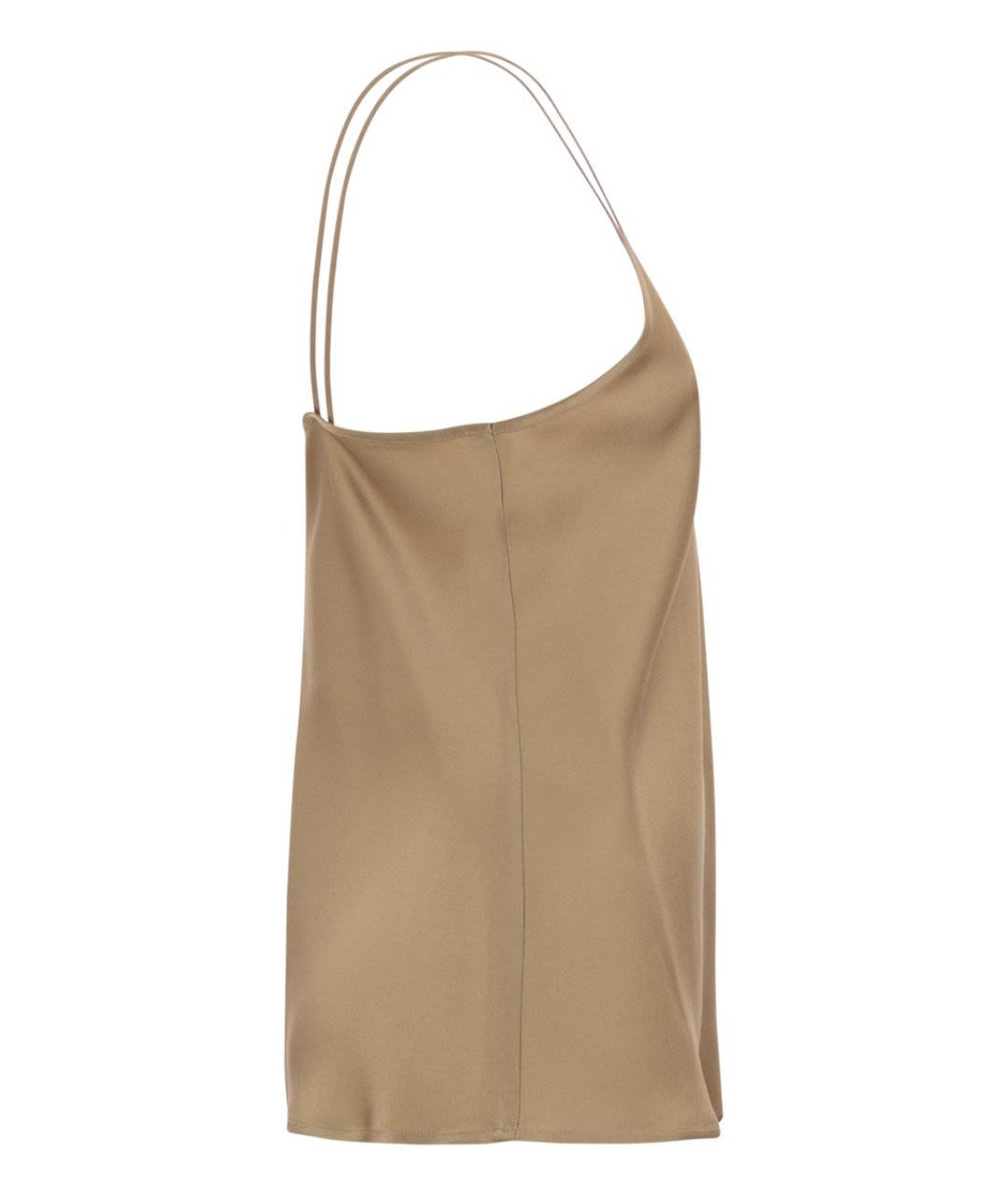MAX MARA Бежевая майка, фото 3