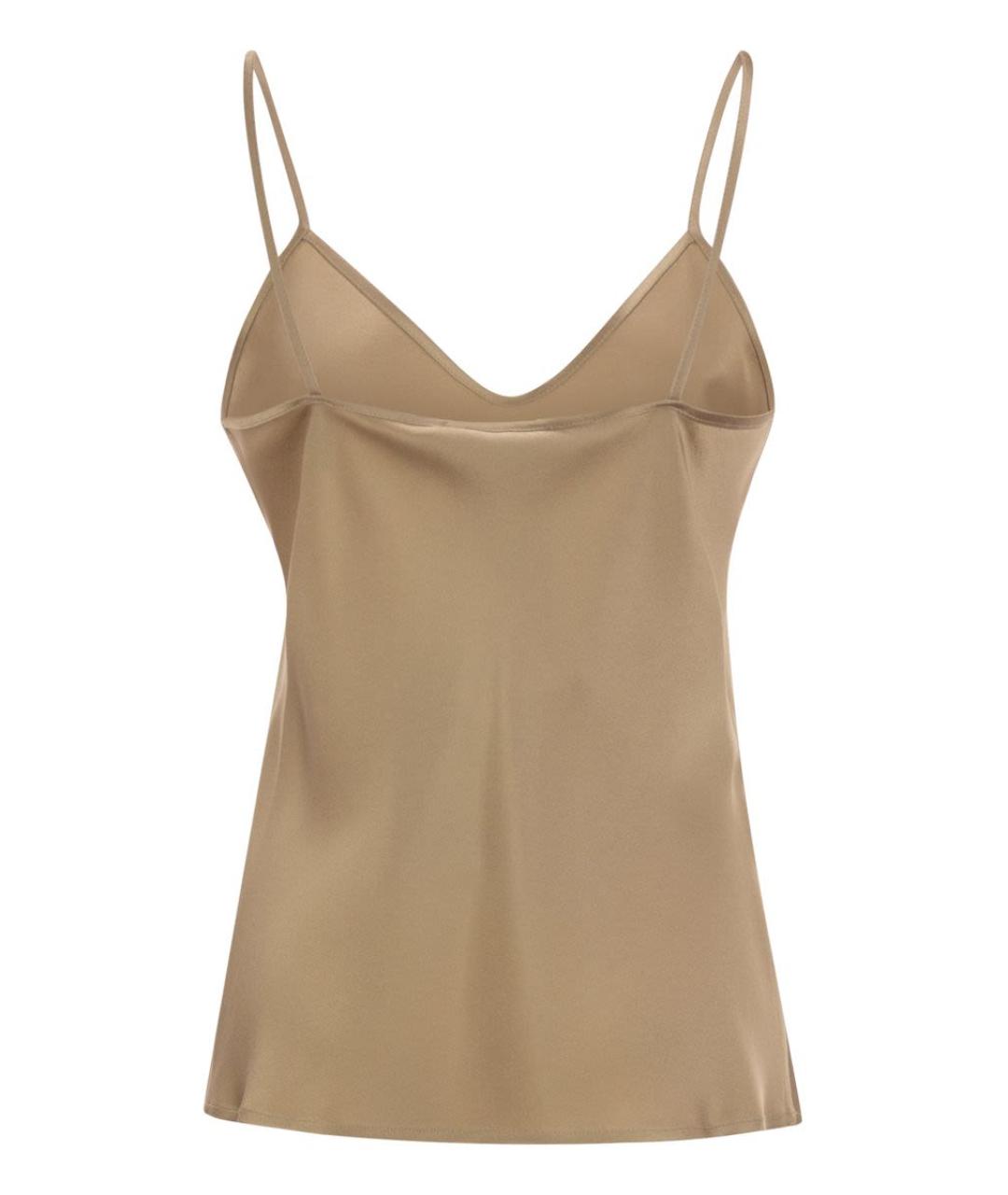 MAX MARA Бежевая майка, фото 2