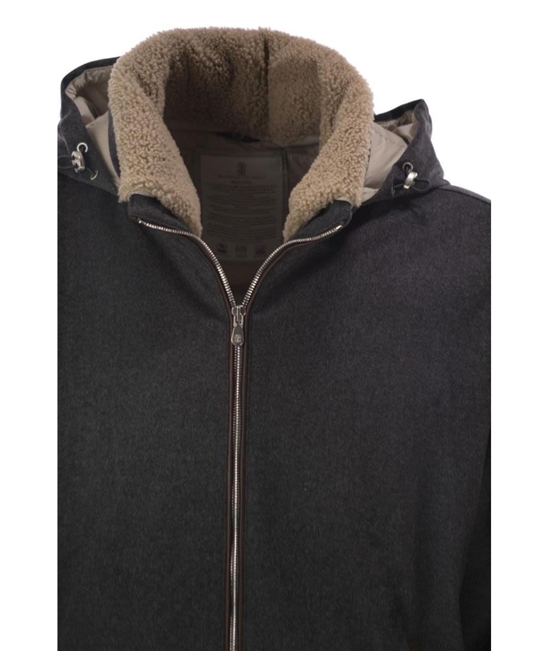 BRUNELLO CUCINELLI Кожаная куртка, фото 4