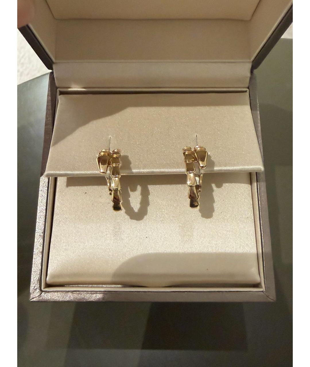 BVLGARI Желтые серьги из желтого золота, фото 2